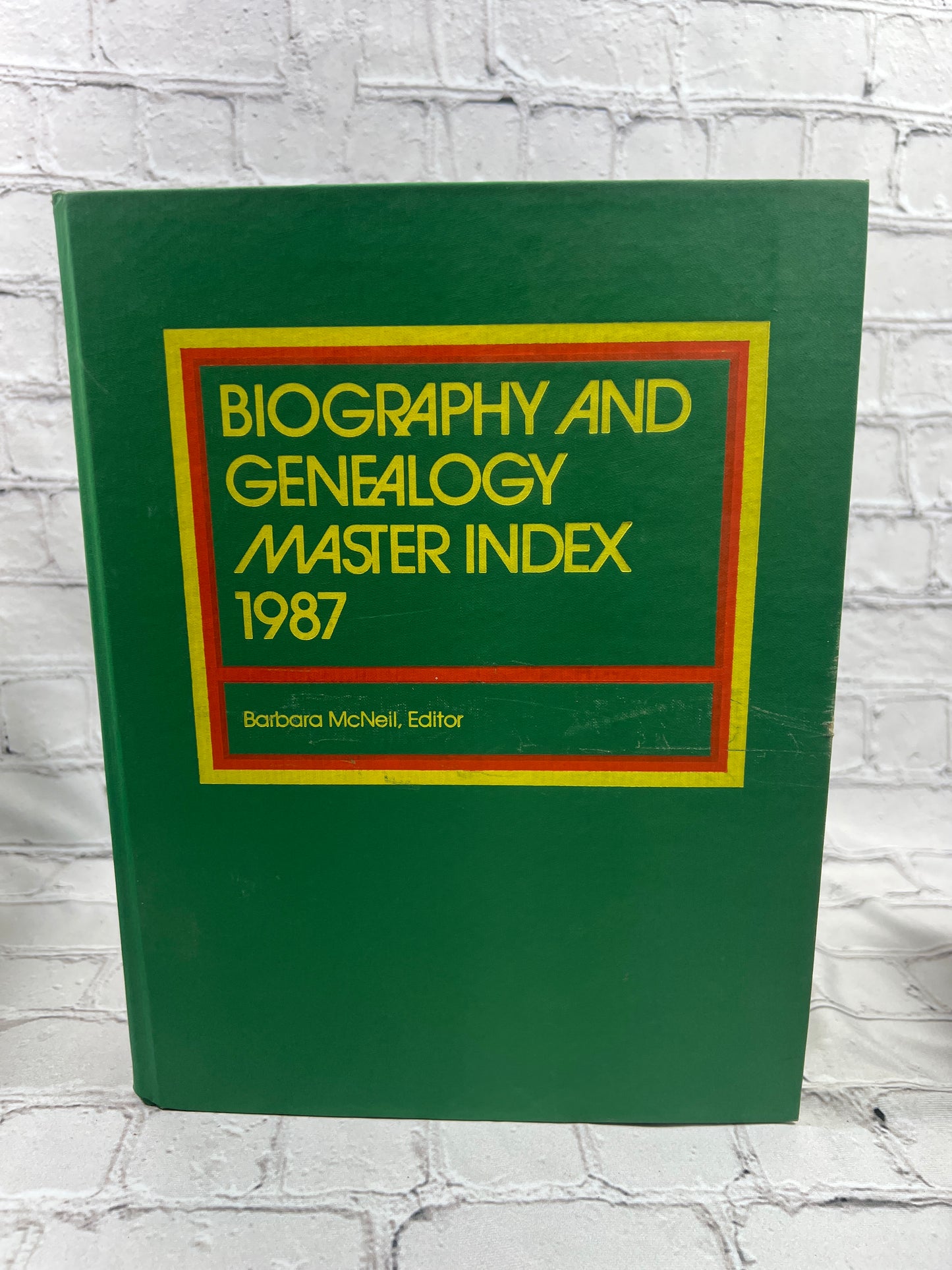 Biography and Genealogy Master Index (1986 - 1990)