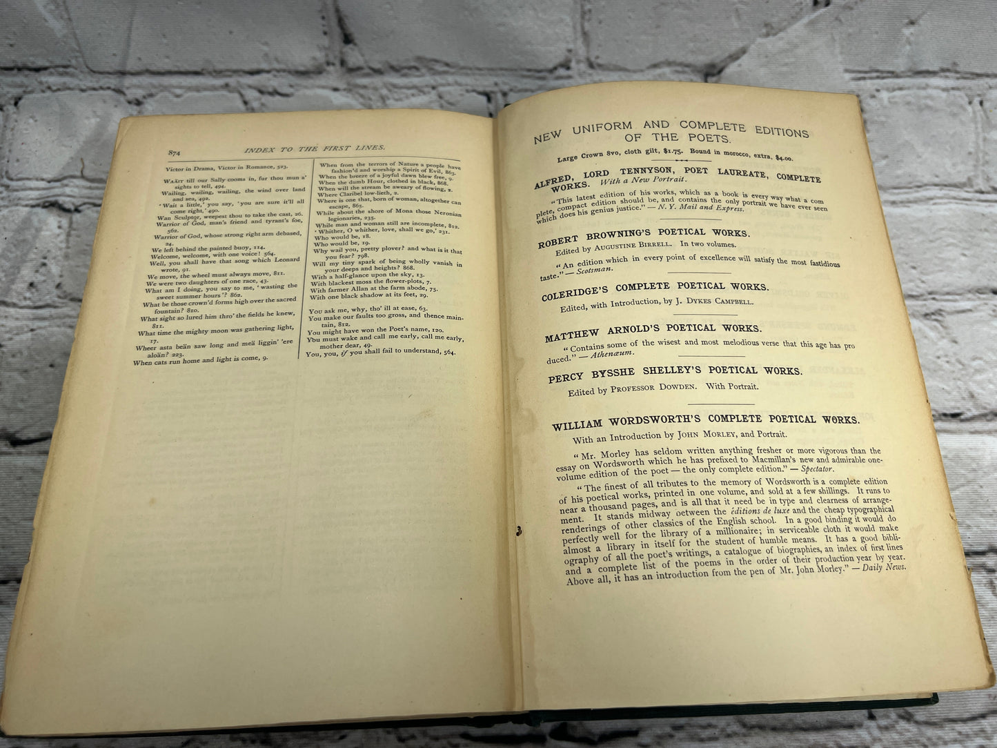 The Works of Alfred Lord Tennyson [1898 · Macmillan Company]