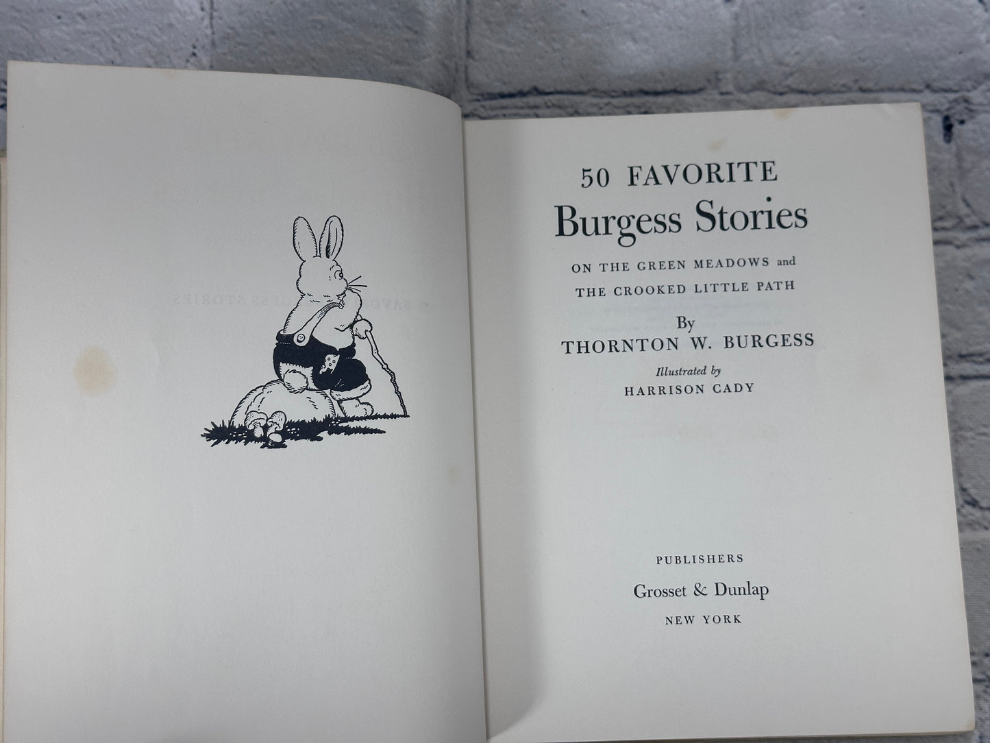 50 Favorite Burgess Stories By Thornton Burgess [1946]