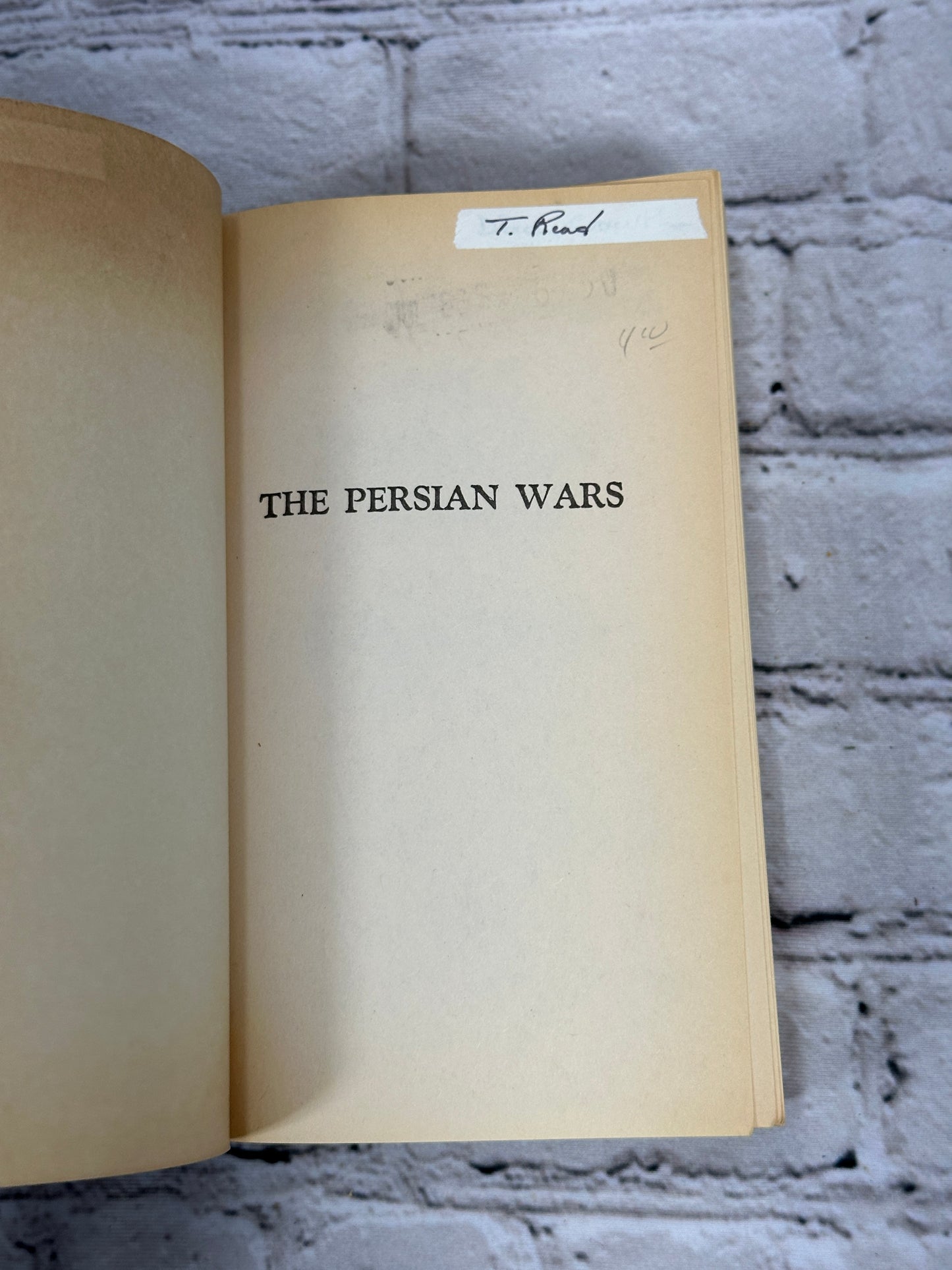 The Persian Wars by Herodotus [Modern Library College Editions]