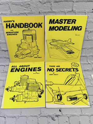 Lot of 4 Harry Higley Model Airplane Books