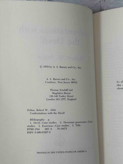 Confrontations with the Devil! The Arts of Exorcism