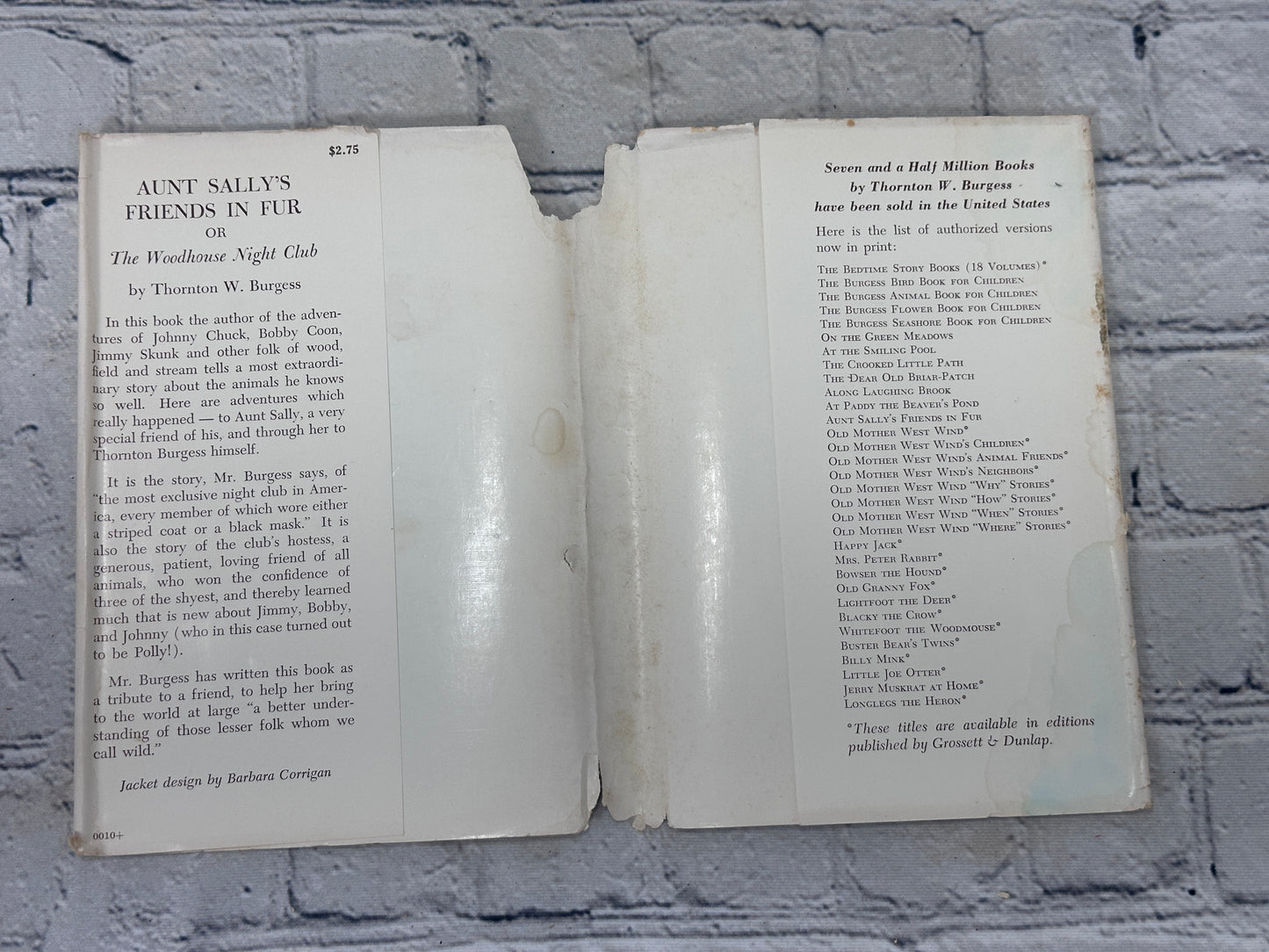 Aunt Sally’s Friends In Fur Thornton W. Burgess [1st Edition · 1955]