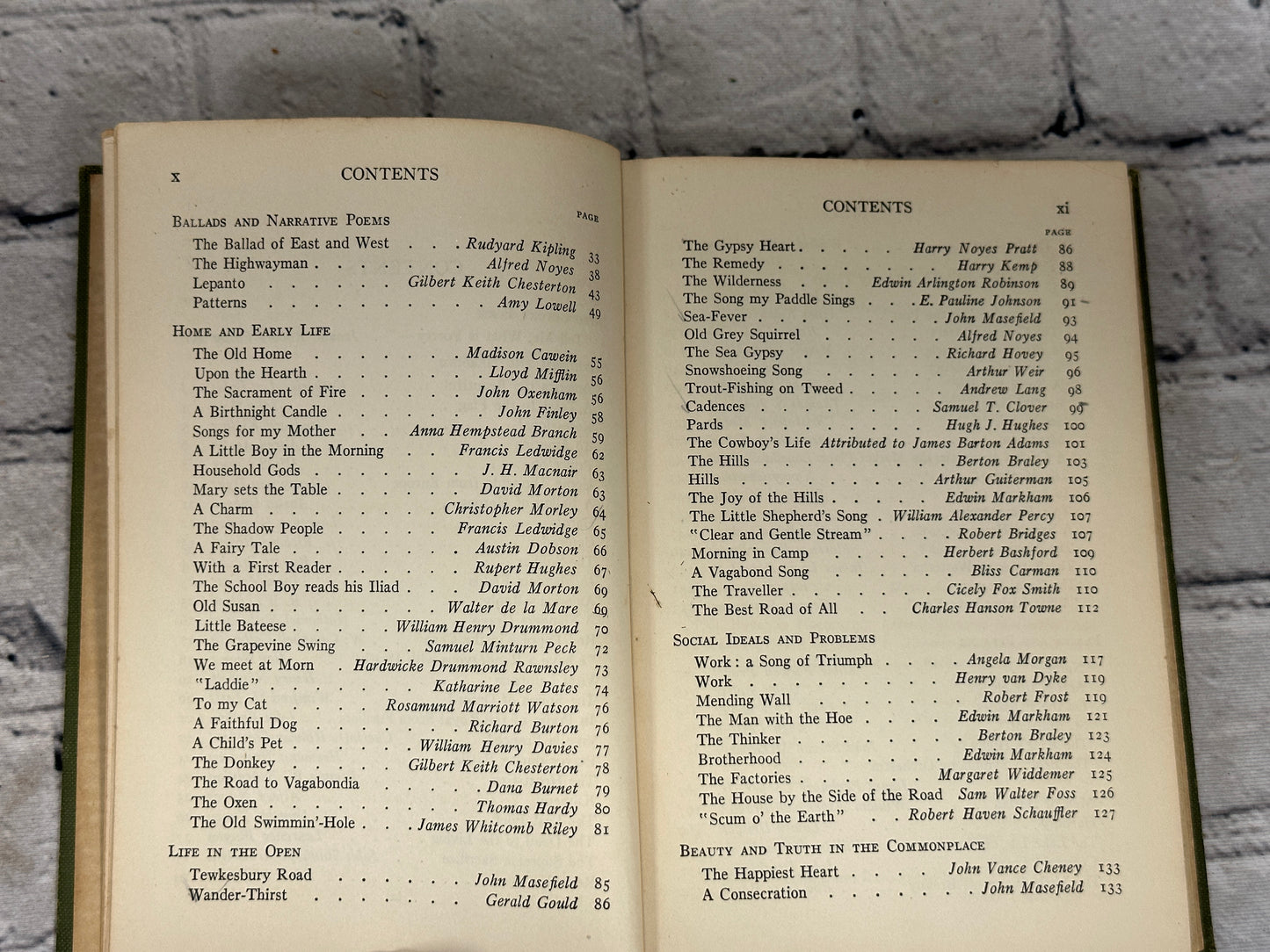 Poems of Today A Collection of the Contemporary Verse of America & Great..[1924]