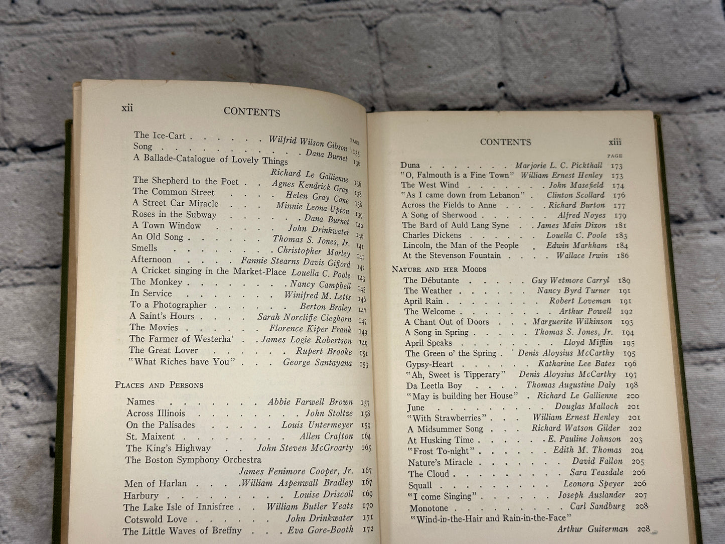 Poems of Today A Collection of the Contemporary Verse of America & Great..[1924]