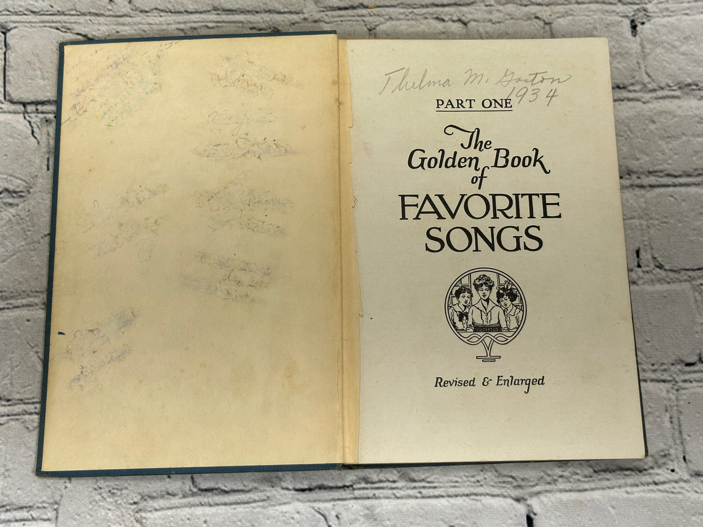 The Golden Book Of Favorite Songs Part One [1923 · Revised Enlarged]