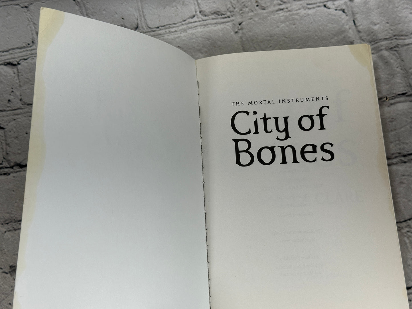 City of Bones: The Mortal Instruments Book 1 by Cassandra Clare [2015]