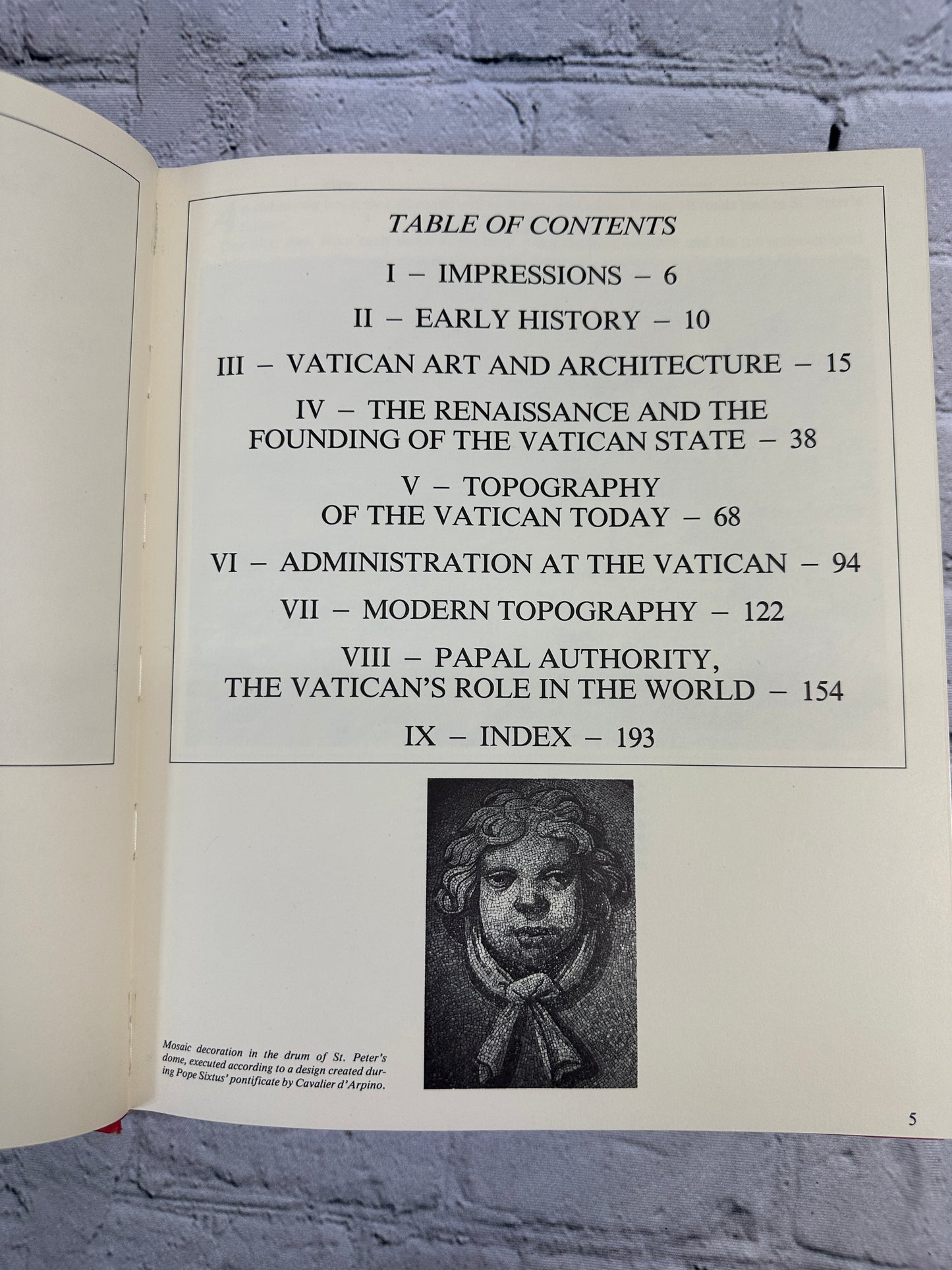 Vatican City: Art, Architecture, & History By Volpini & Citeroni [1986 · 1st Pr]