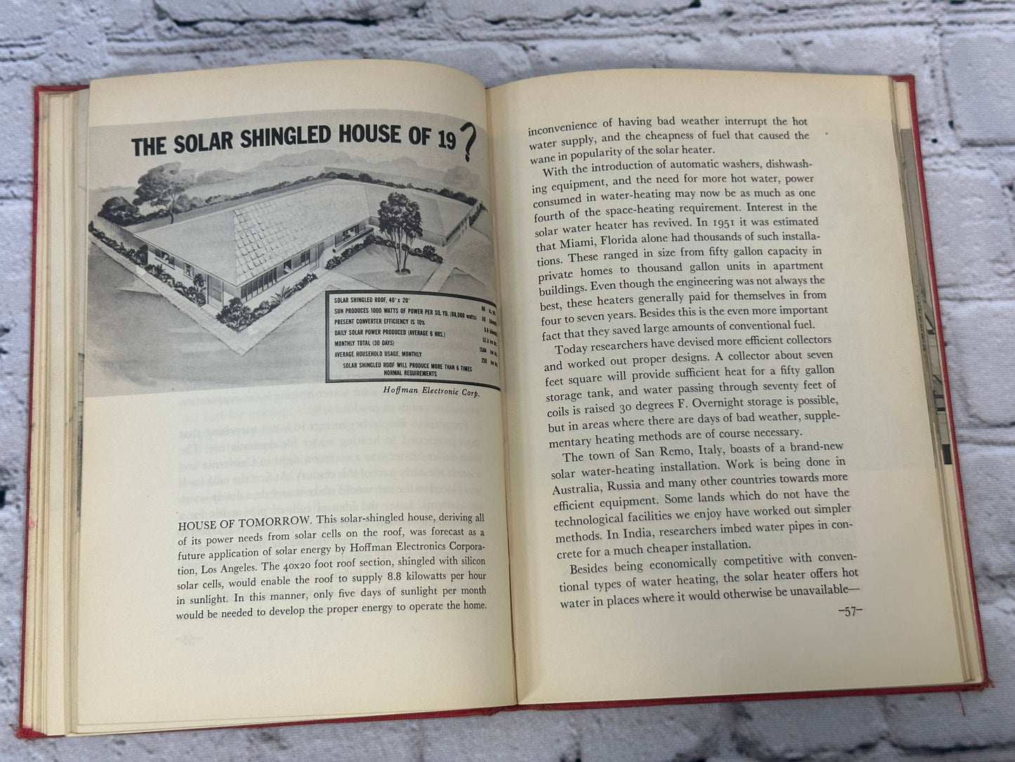 Fabulous Fireball: The Story of Solar Energy by D.S. Halacy, Jr. [1957 · 1st Pr]