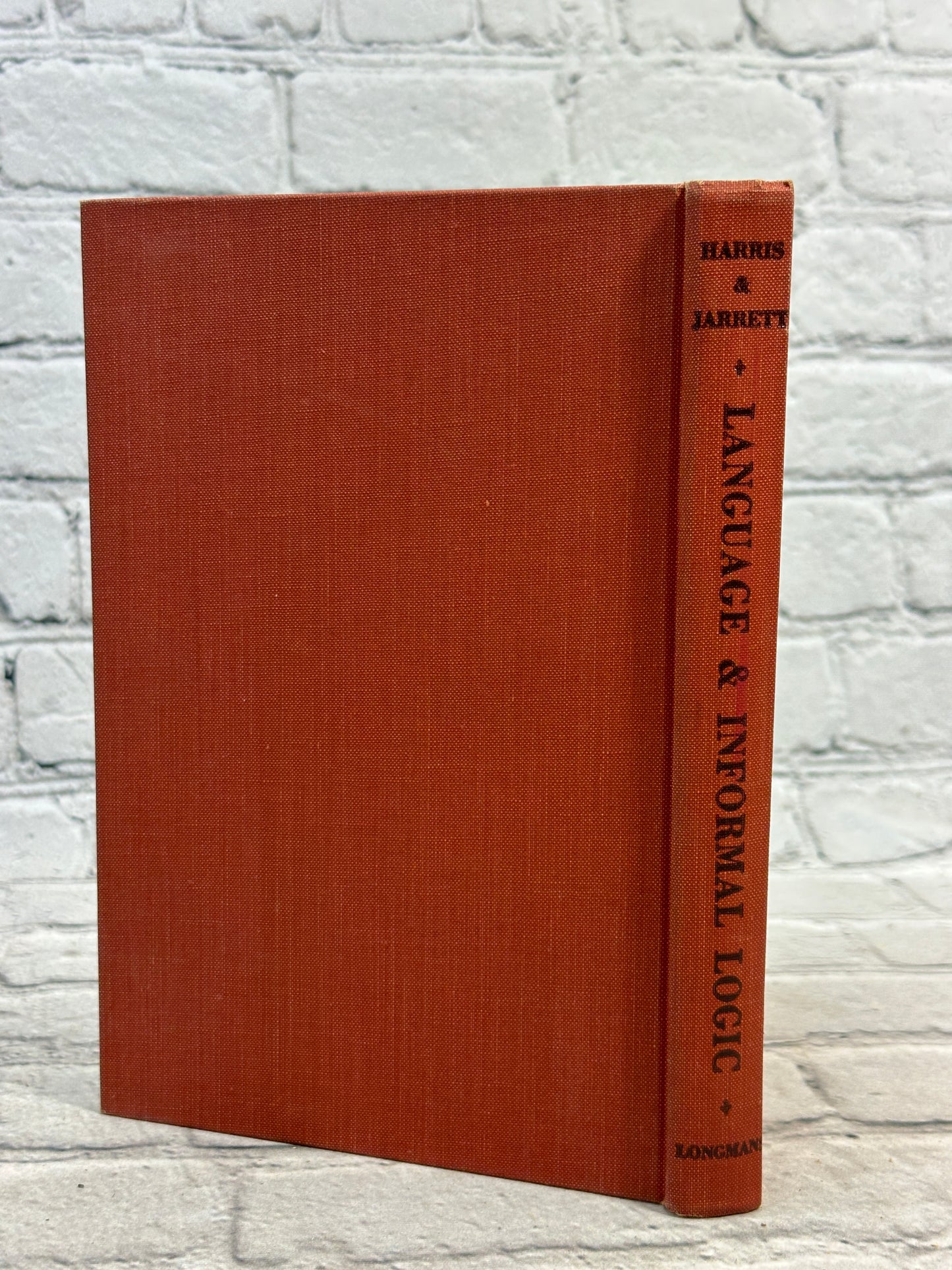 Language and Informal Logic by Robert T. Harris [1956 · 1st Ed.]