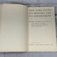 New York State Its History And Its Government by Michael Glassman[1949 · 1st Ed]