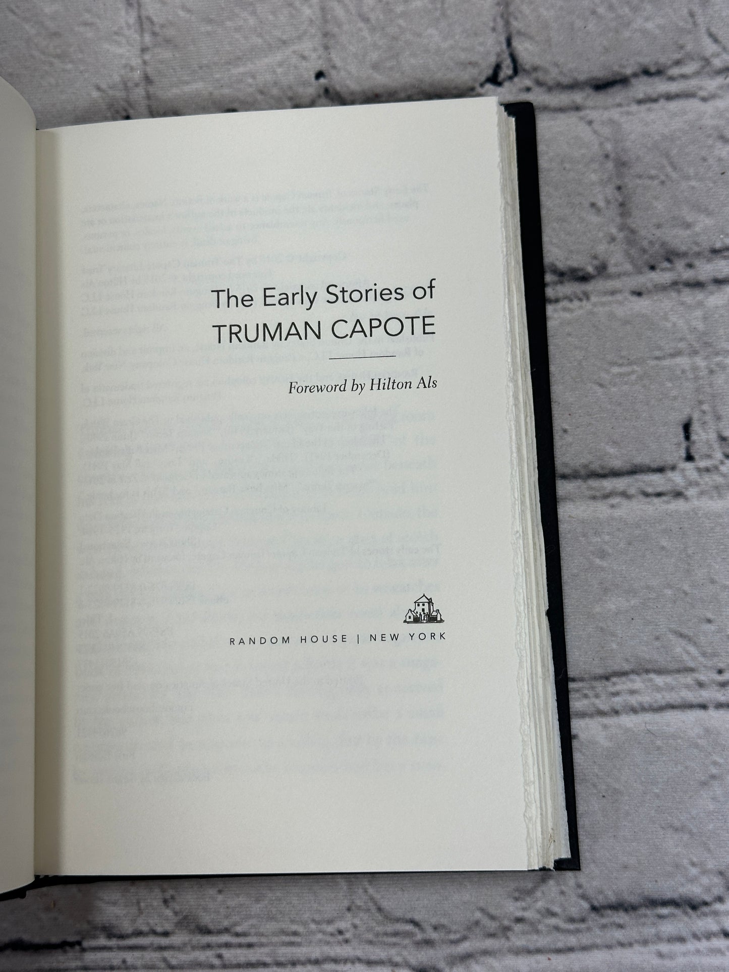 The Early Stories of Truman Capote by Truman Capote [2015 · First Edition]