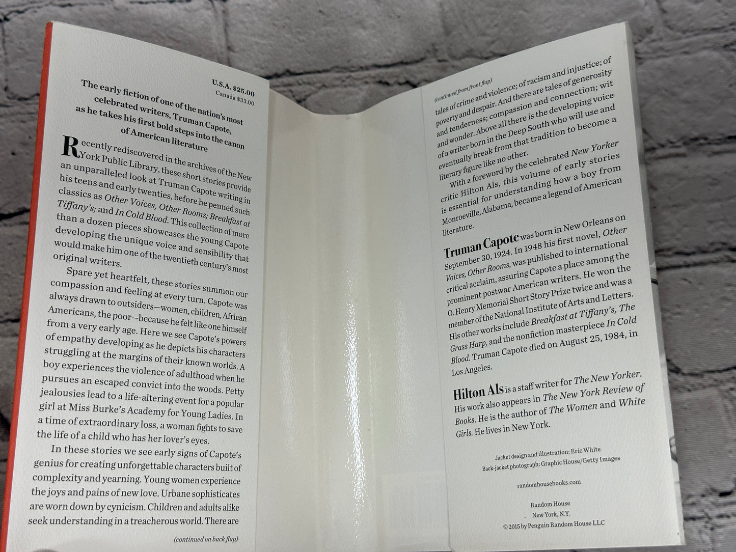 The Early Stories of Truman Capote by Truman Capote [2015 · First Edition]