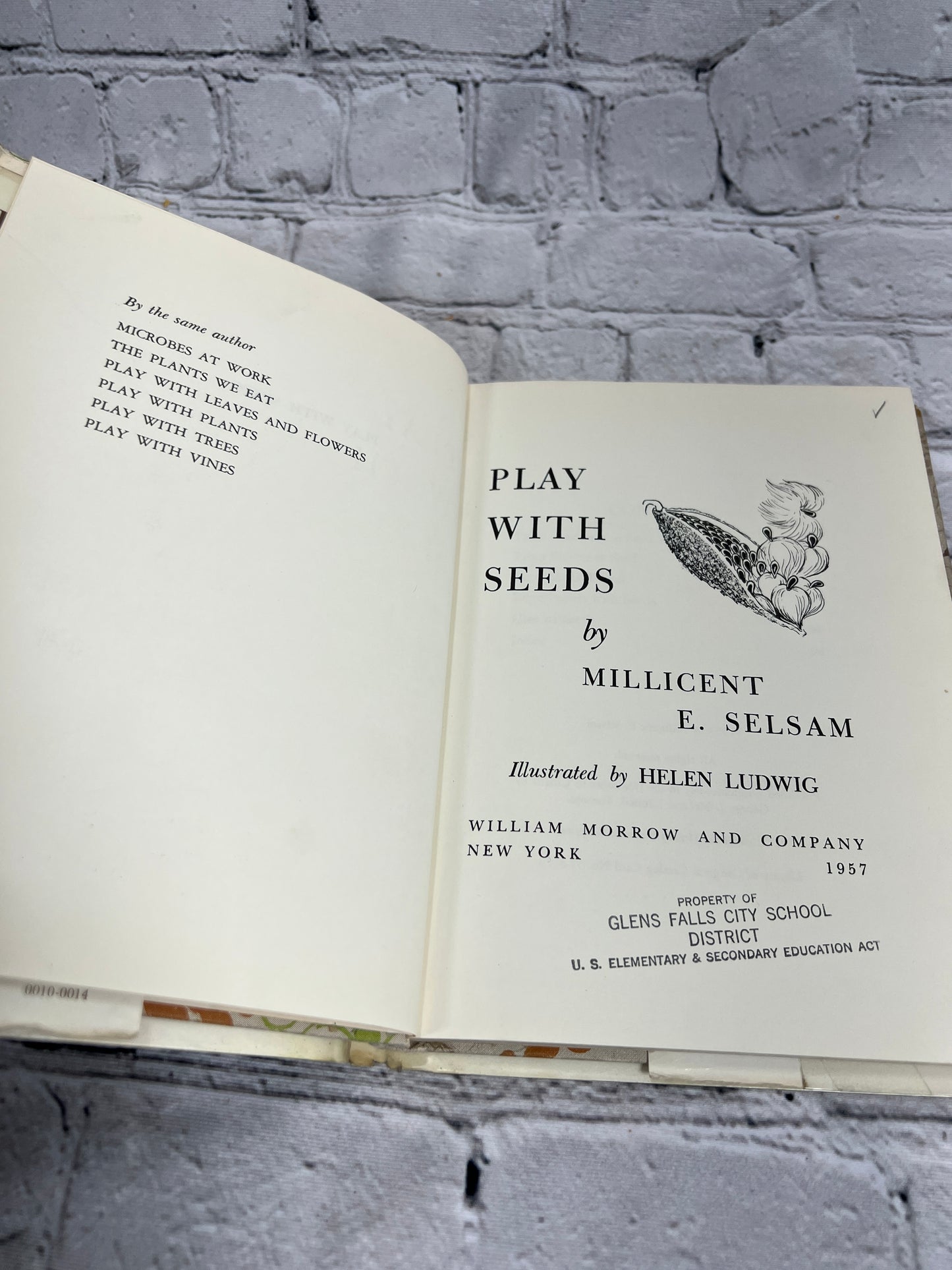 Play With Seeds by Millicent Ellis Selsam [1st Edition · 1957]