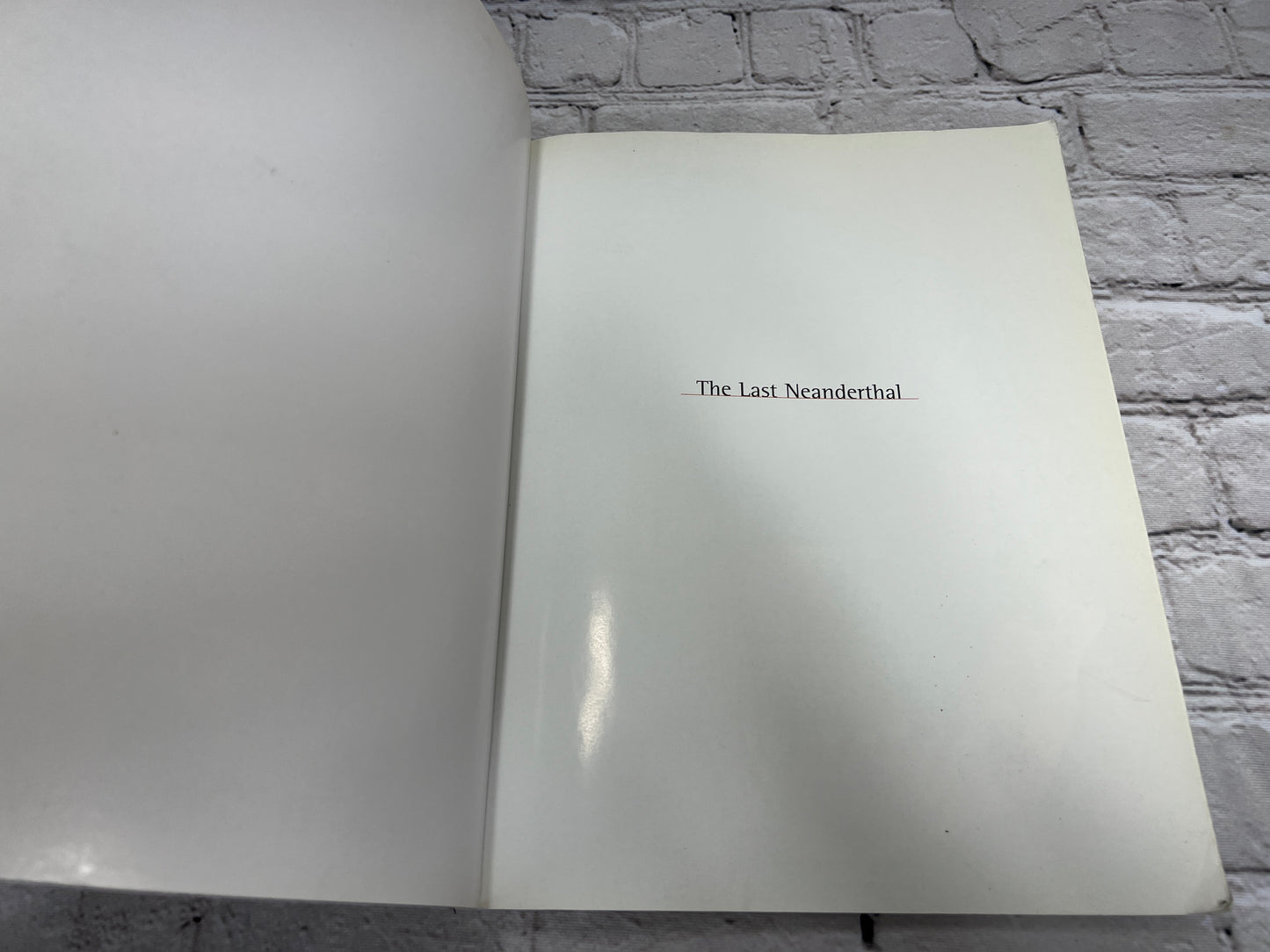 The Last Neanderthal By Ian Tattersall [Revised Edition · 1999]