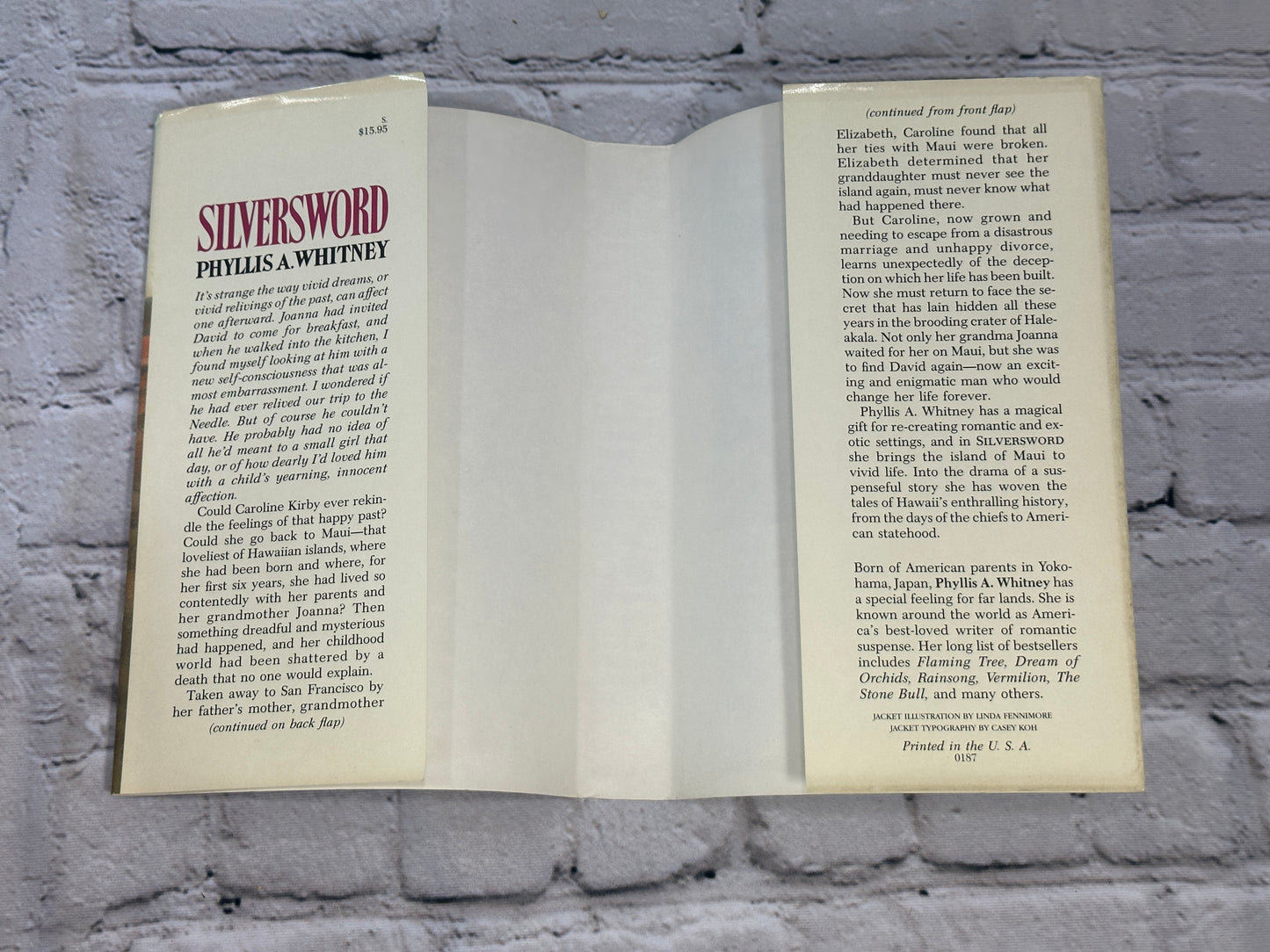 Silversword by Phyllis A. Whitney [1987 · 1st Edition]