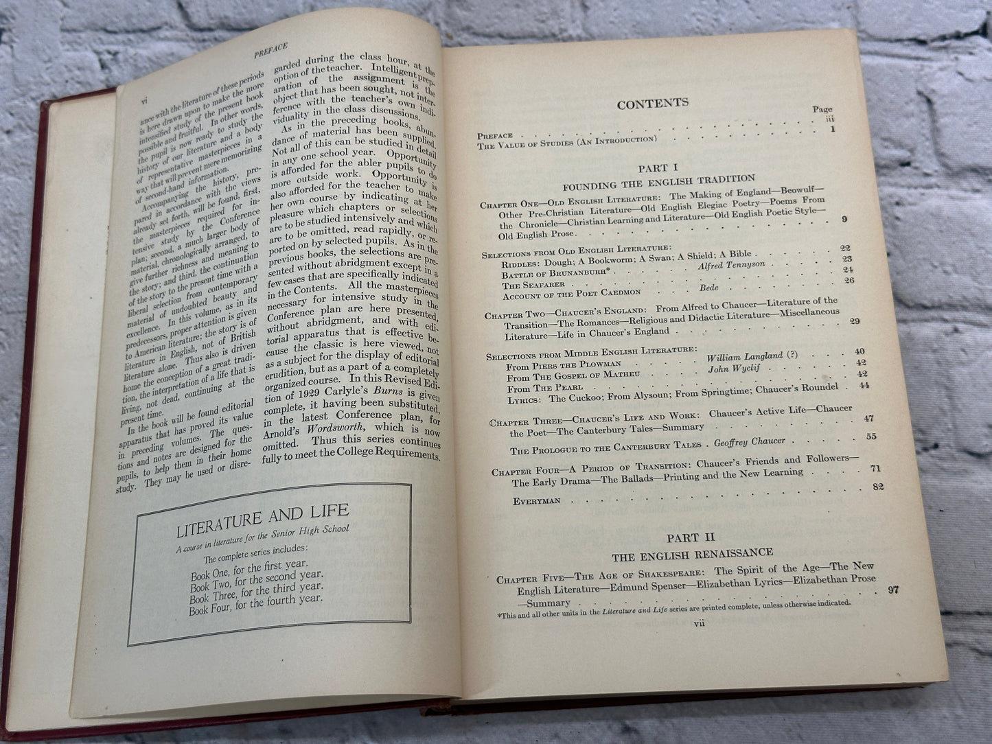 Literature and Life by Edwin Greenlaw & Dudley Miles [1927 · Vol 4]