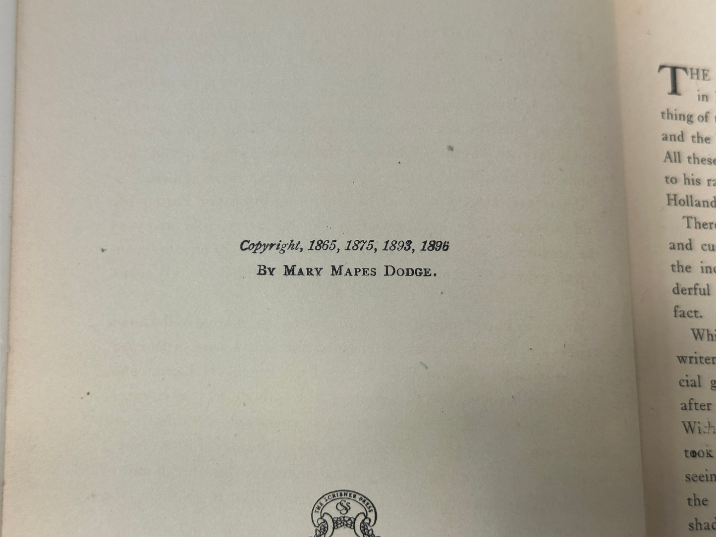 Hans Brinker or The Silver Skates by Mary Mapes Dodge [1921]