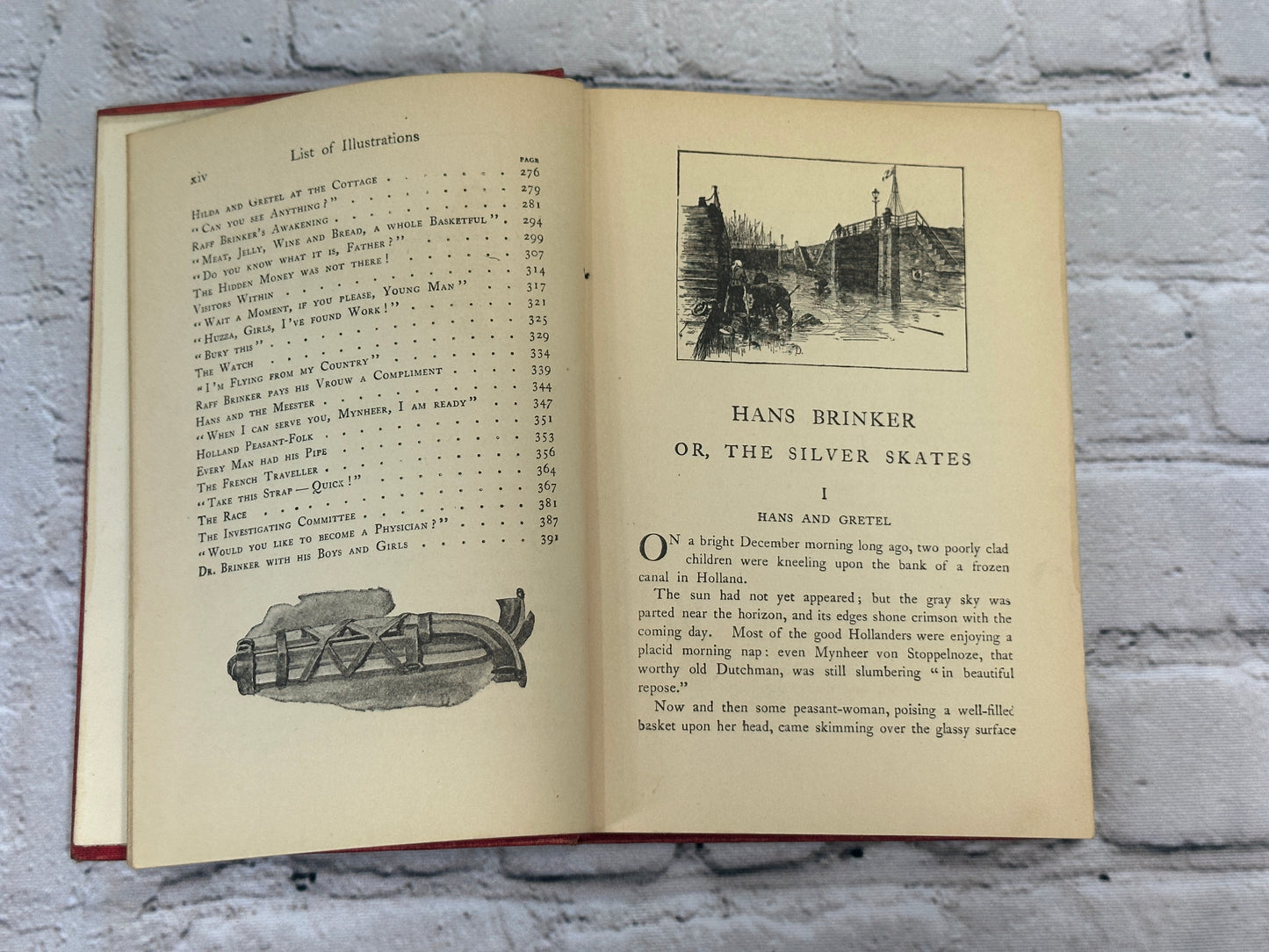 Hans Brinker or The Silver Skates by Mary Mapes Dodge [1921]