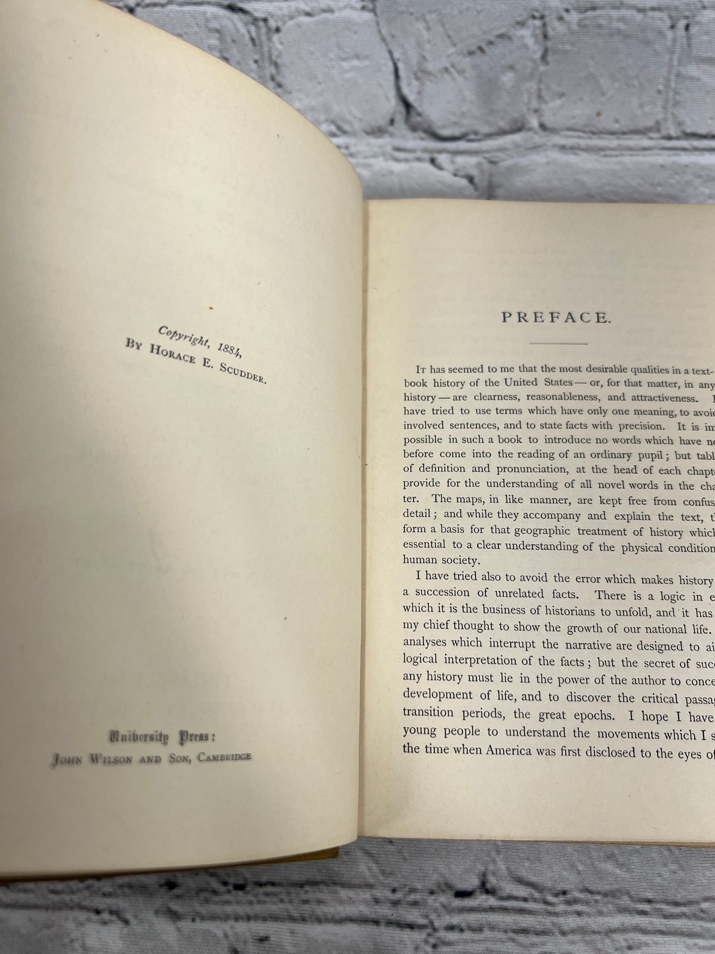 Scudder's History of The United States [1st Edition · 1884]