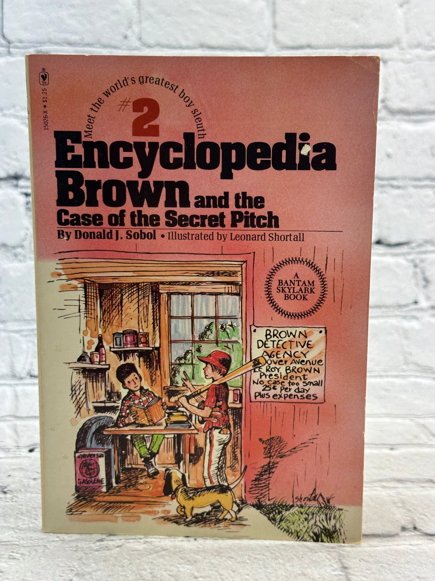 Encyclopedia Brown No 2 and the Case of the Secret Pitch by  Donald Sobol [1978]