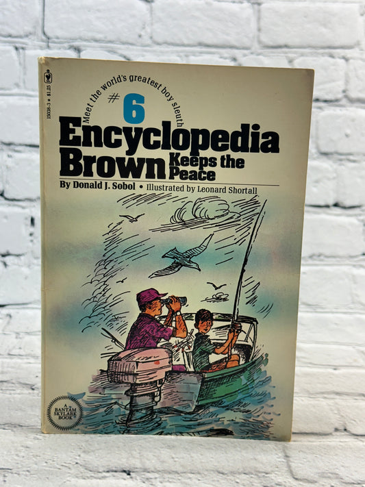 Encyclopedia Brown No. 6 Keeps The Peace by Donald Sobol [1978}