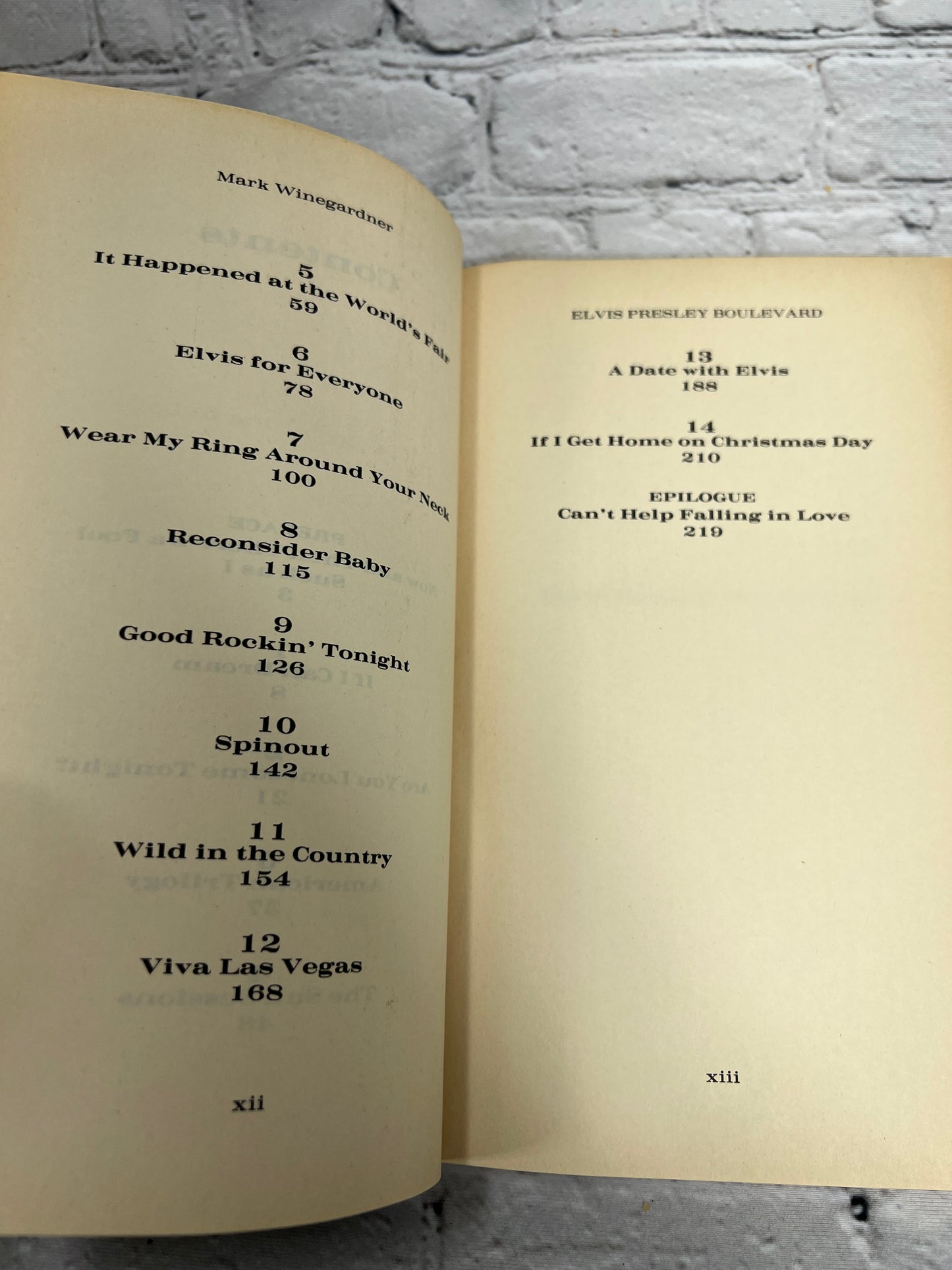 Elvis Presley Boulevard: From Sea to Shining Sea, Almost by Mark Winegardner [1987]