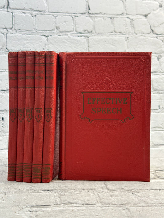 Effective Speech, Complete Course 6 Volumes by Dwight Watkins [1948]