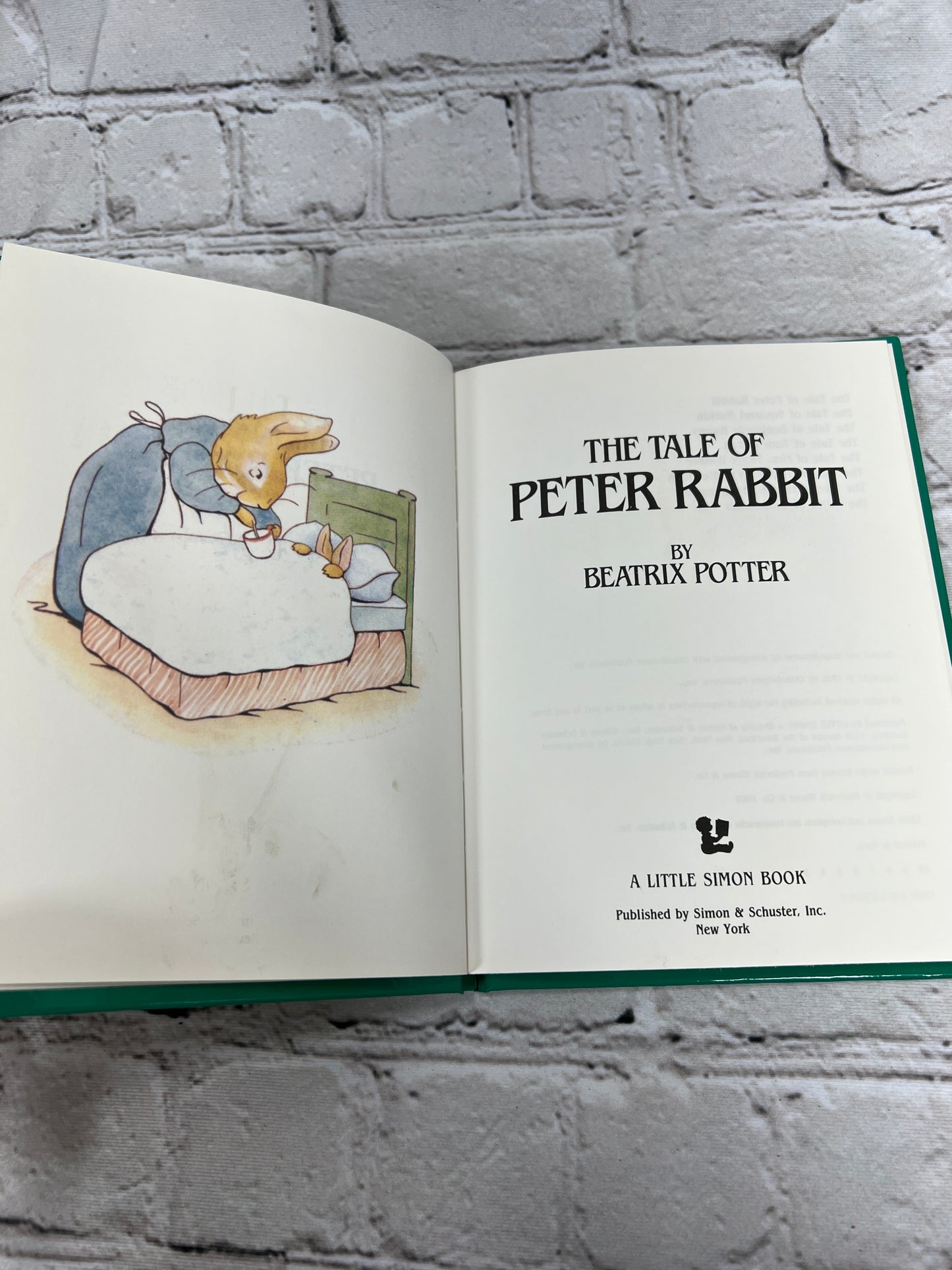 The Tale of Peter Rabbit By Beatrix Potter [1986 · A Little Simon Book]