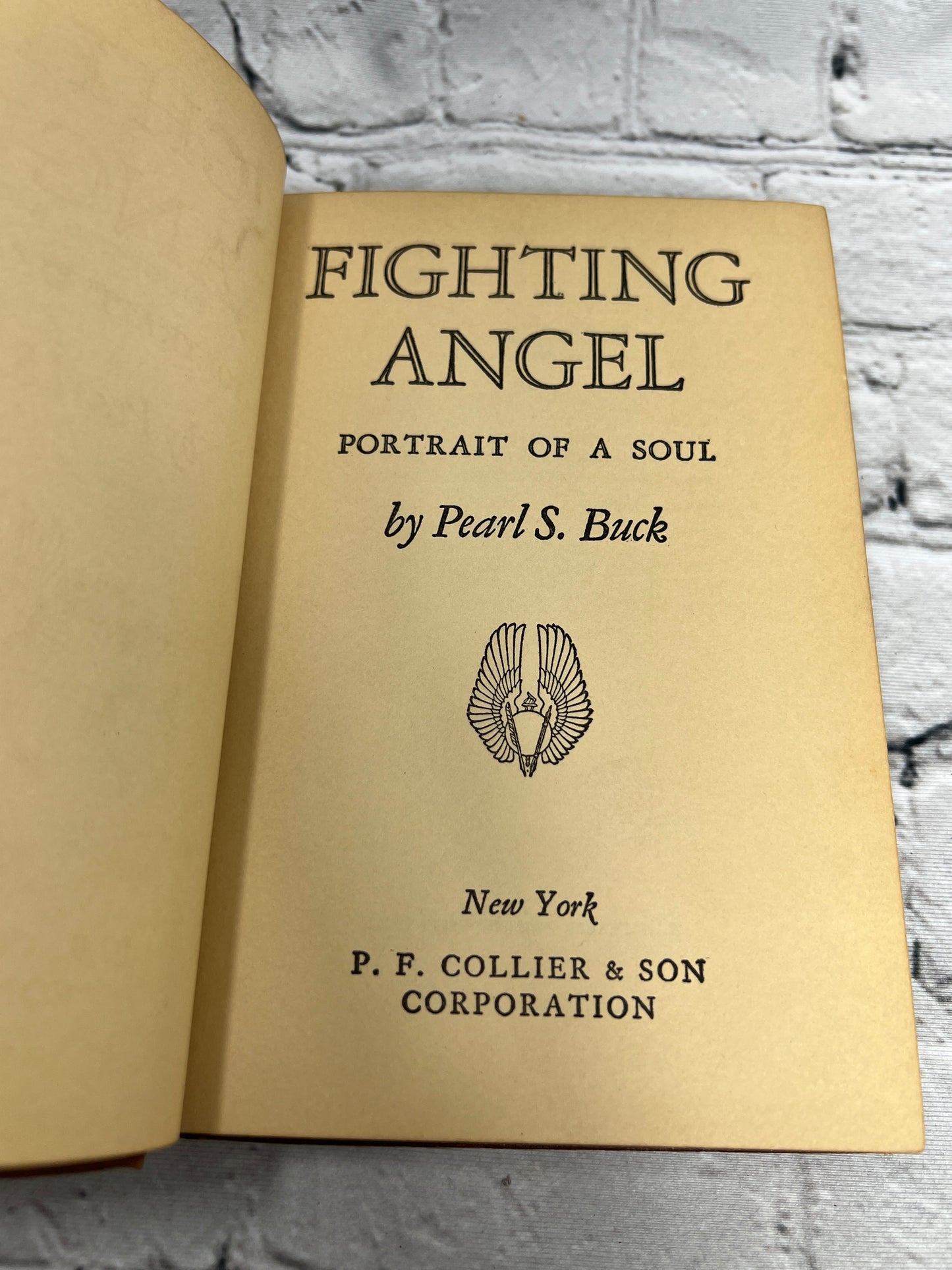 Fighting Angel: Portrait Of A Soul by Pearl S. Buck [1936]