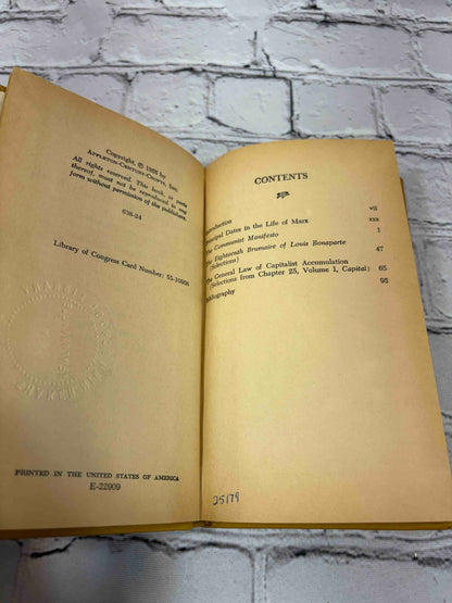 The Communist Manifesto with Selections from the Eighteenth Brumaire of Louis Bonaparte and Capital