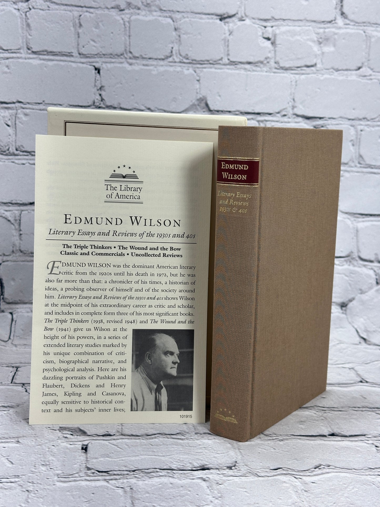 Edmund Wilson Literary Essays &Reviews 1920s-40s [Library of America ]