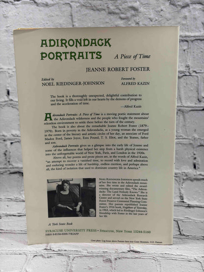 Adirondack Portraits: A Piece of Time (SIGNED)