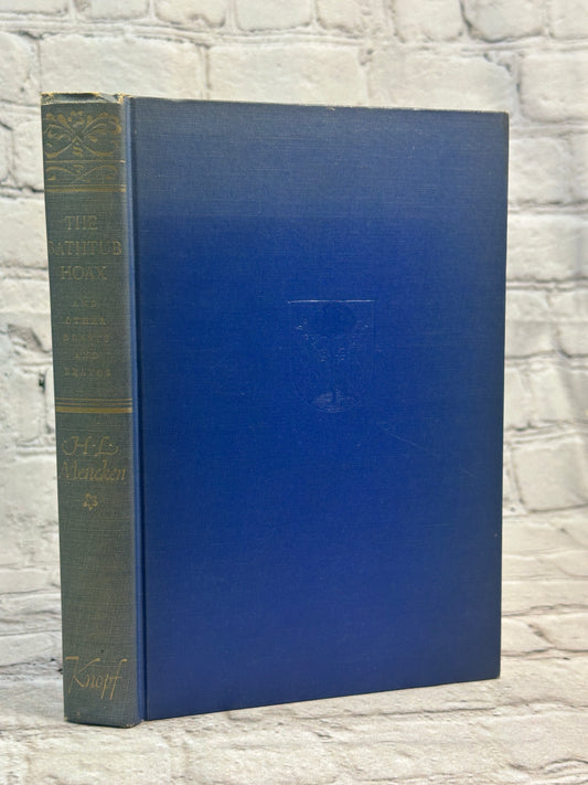 The Bathtub Hoax and other Blasts & Bravos by H. L. Mencken [1958 · 1st Ed.]