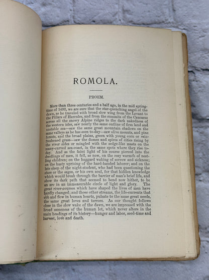 Romola: A Florentine Romance