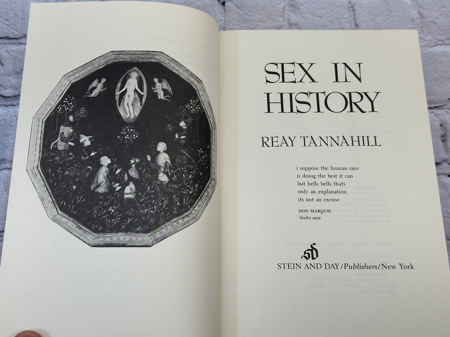 Sex in History by Reay Tannahill [1980]