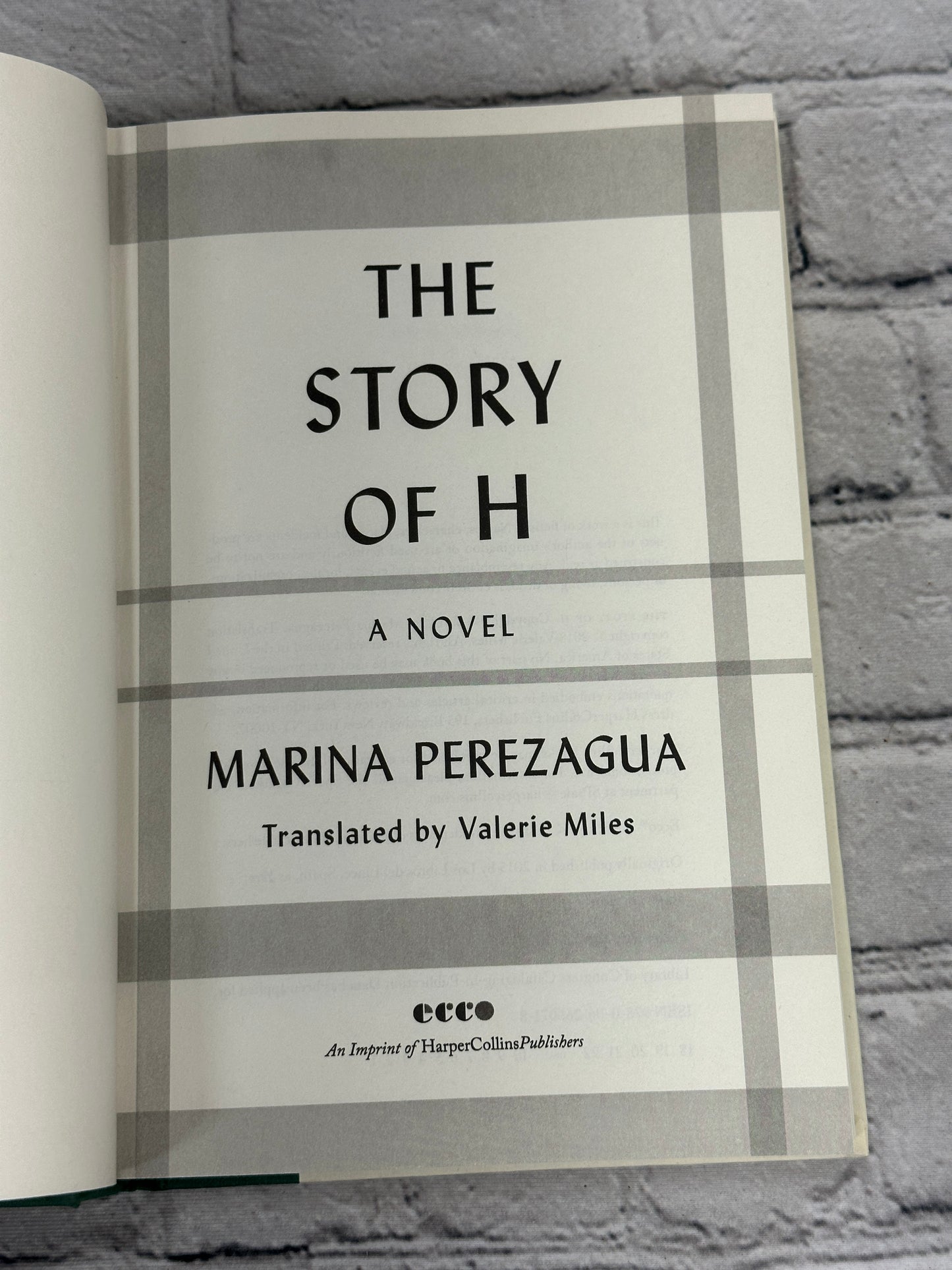The Story of H by Marina Perezagua [2018 · First Edition]