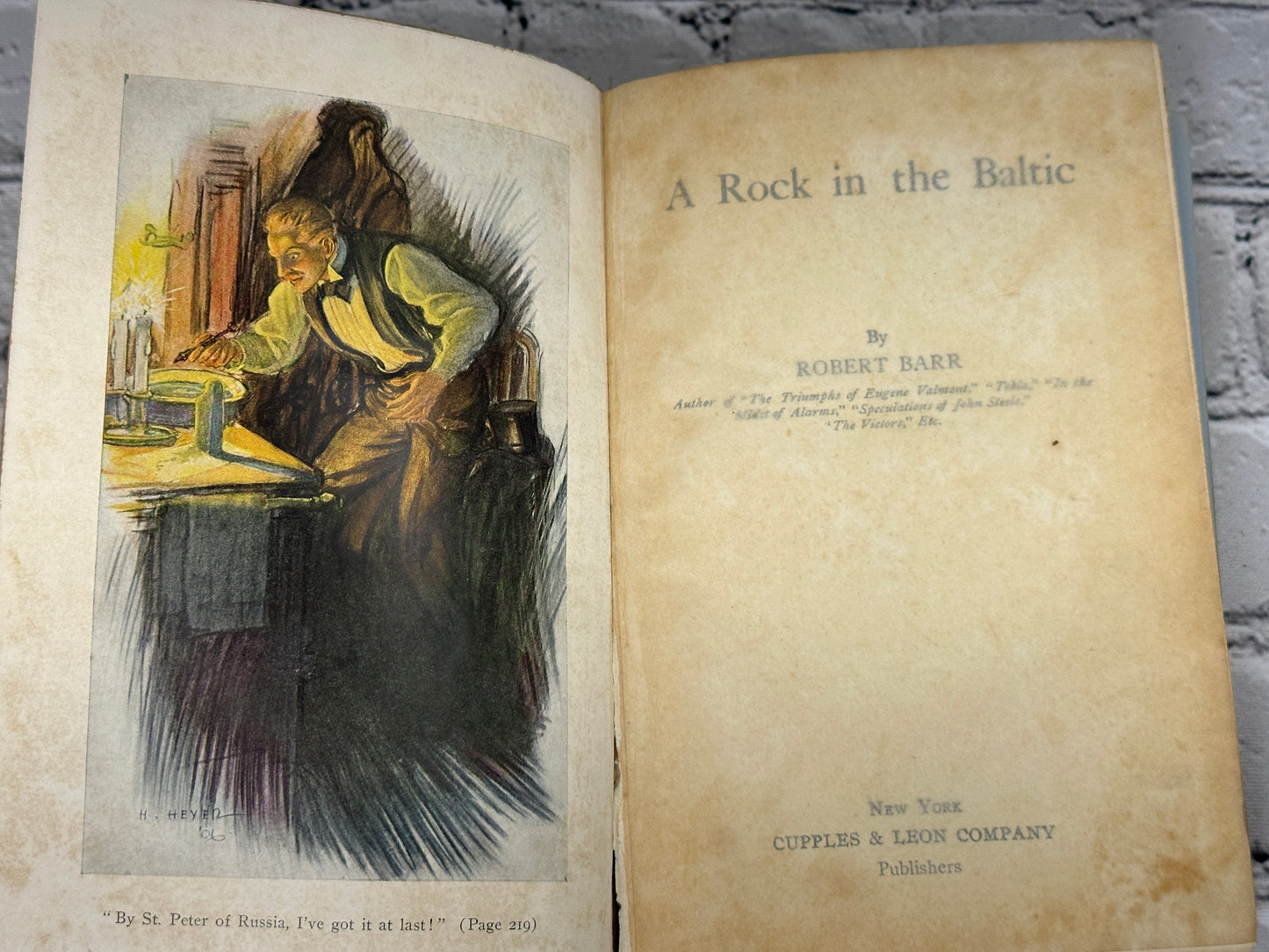 A Rock in the Baltic by Robert Barr [1906]