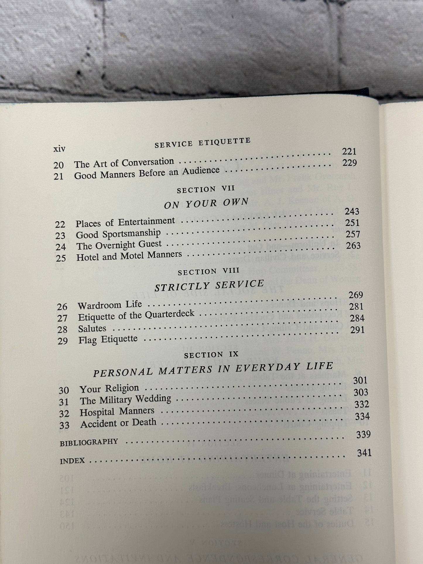 Service Etiquette by Bruce McCandless [1959 · US Naval Institute]