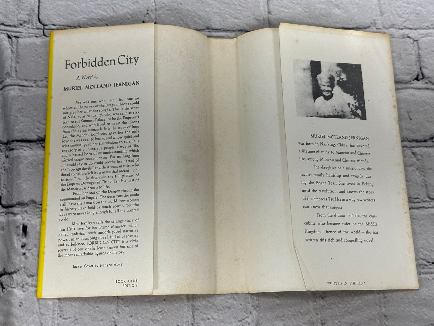 Forbidden City by Muriel Molland Jernigan [1954 · Book Club Edition]