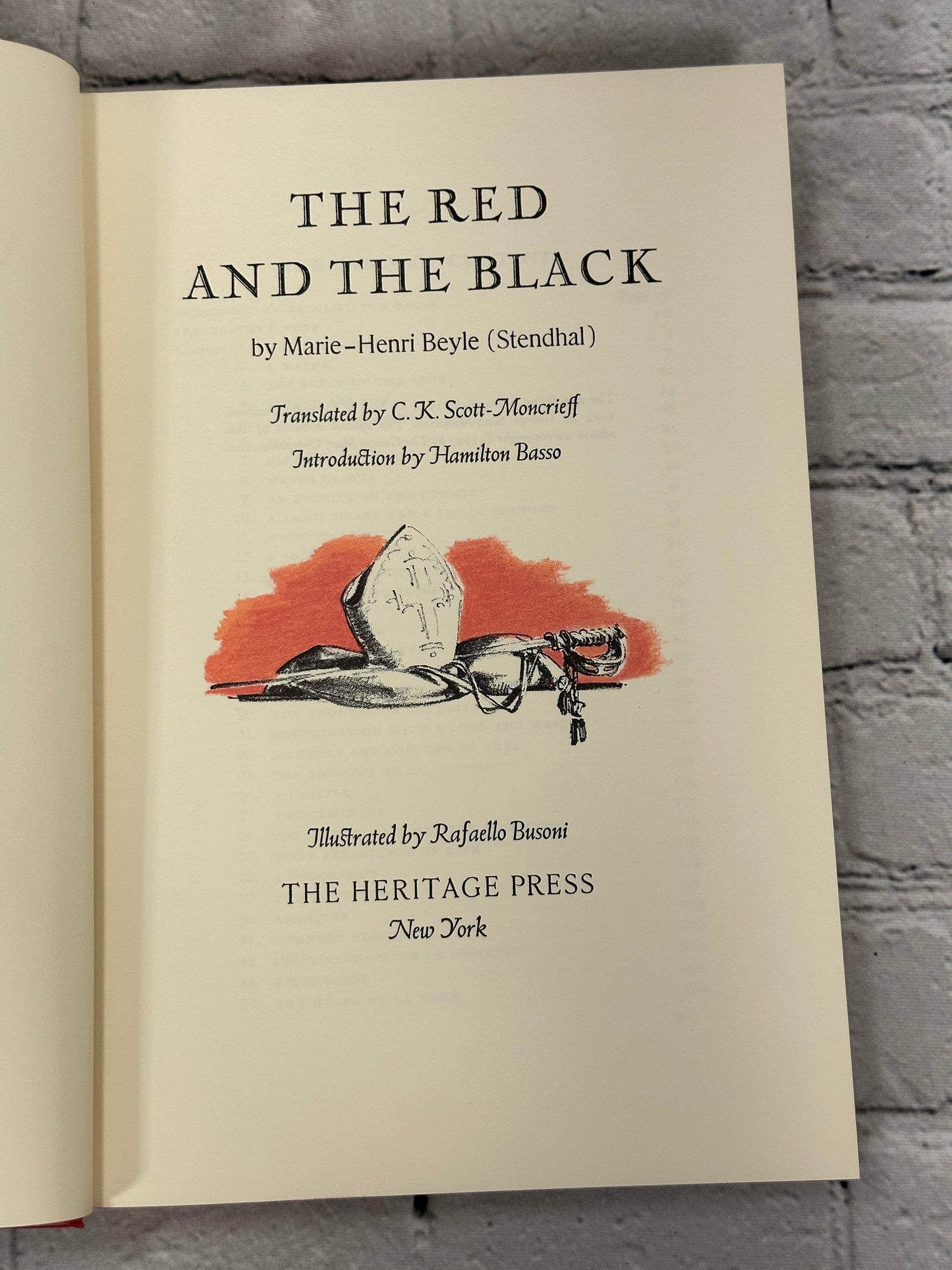 The Red and the Black by Marie-Henri Beyle Stendhal [1954]
