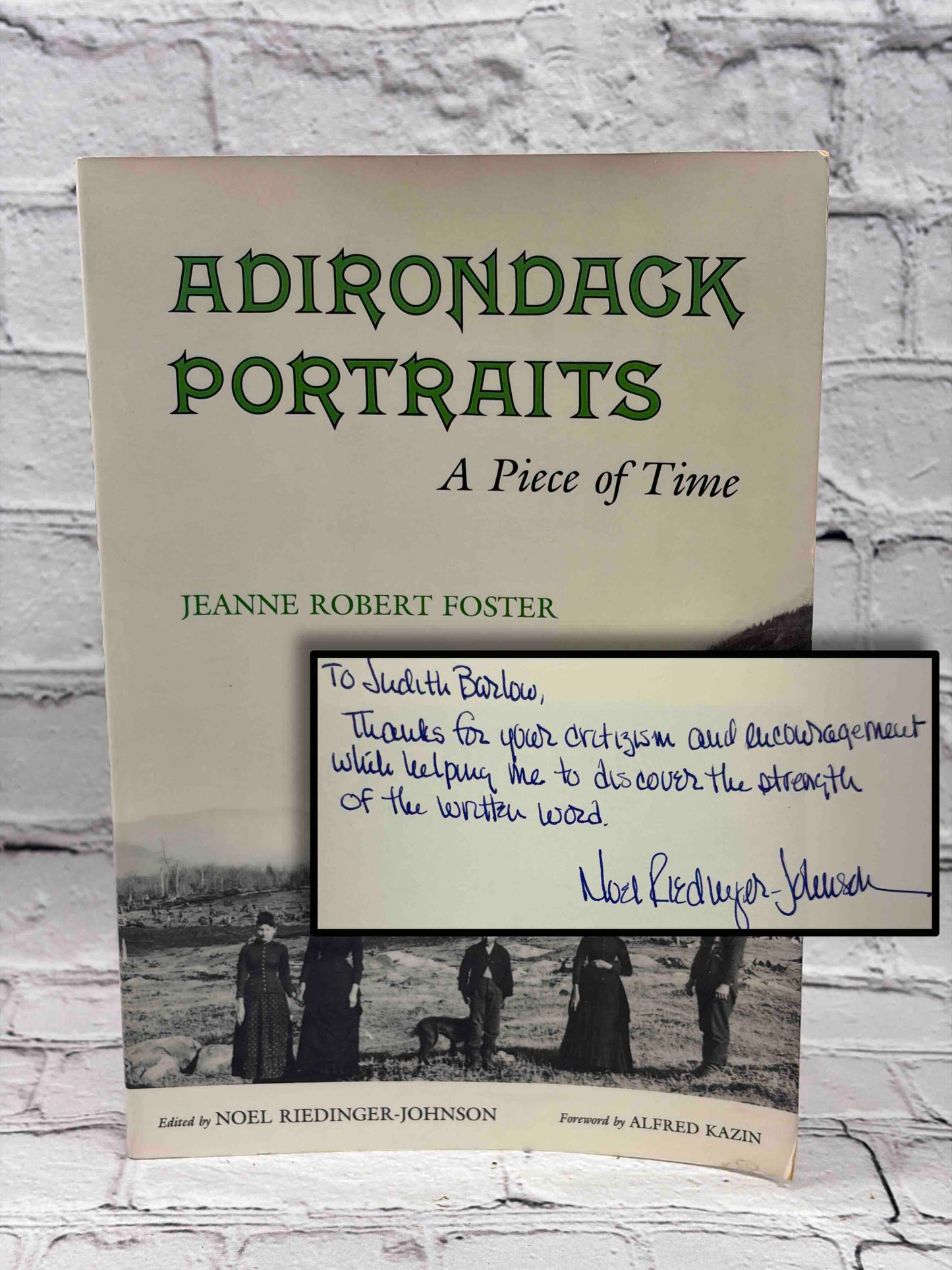 Adirondack Portraits: A Piece of Time (SIGNED)