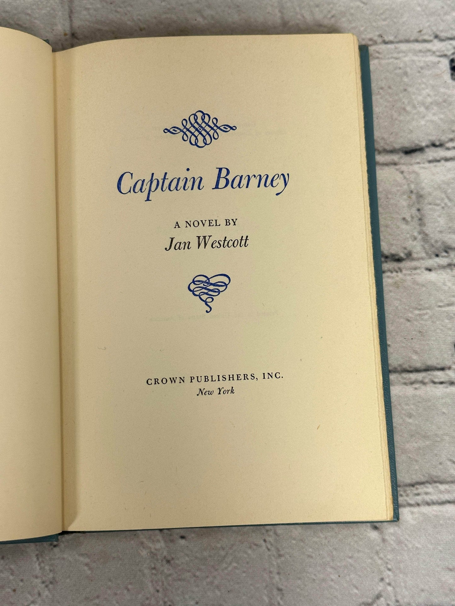 Flipped Pages Captain Barney by Jan Westcott [1951]