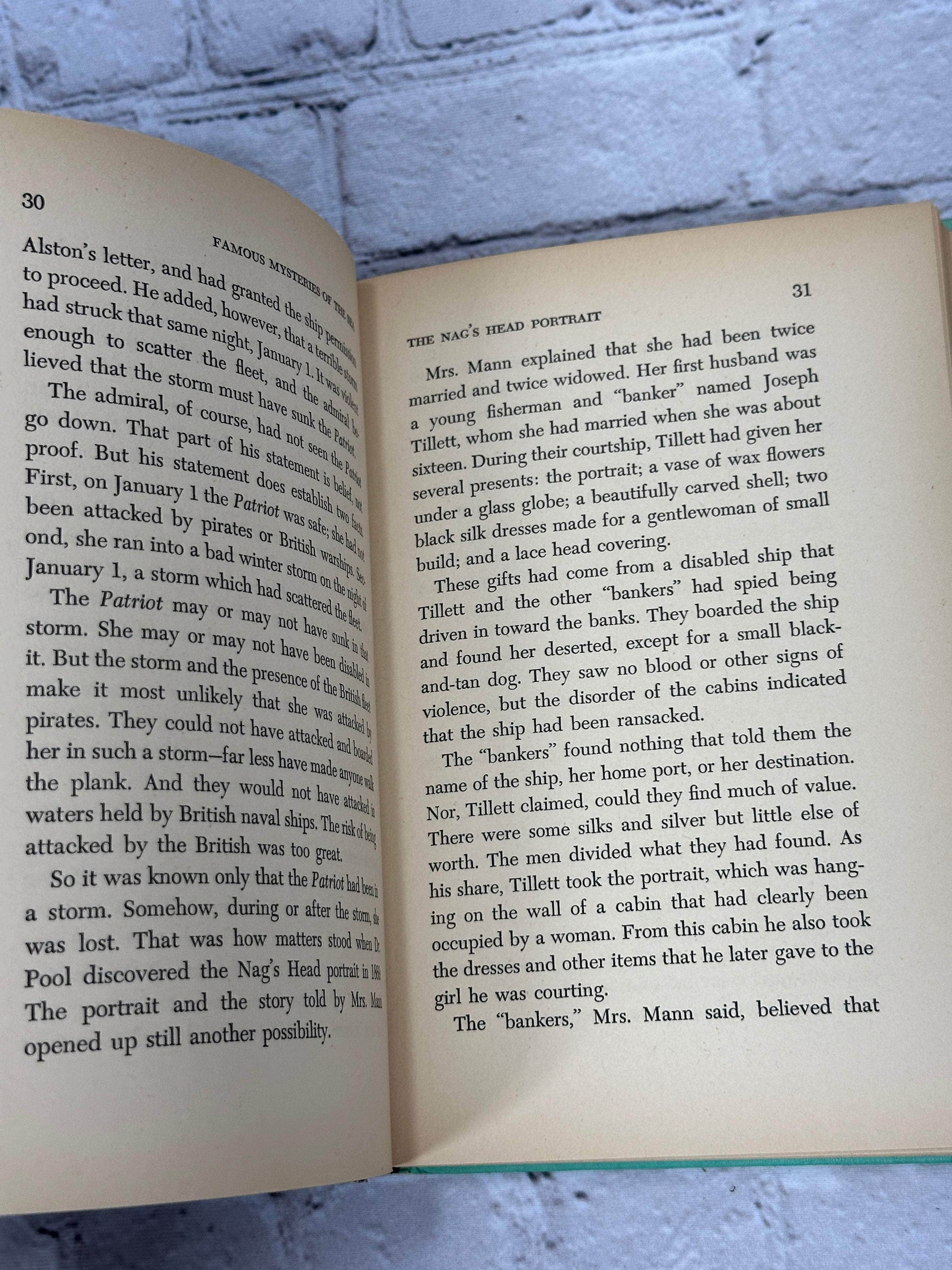 Flipped Pages Famous Mysteries of the Sea by Patricia Lauber [1962]