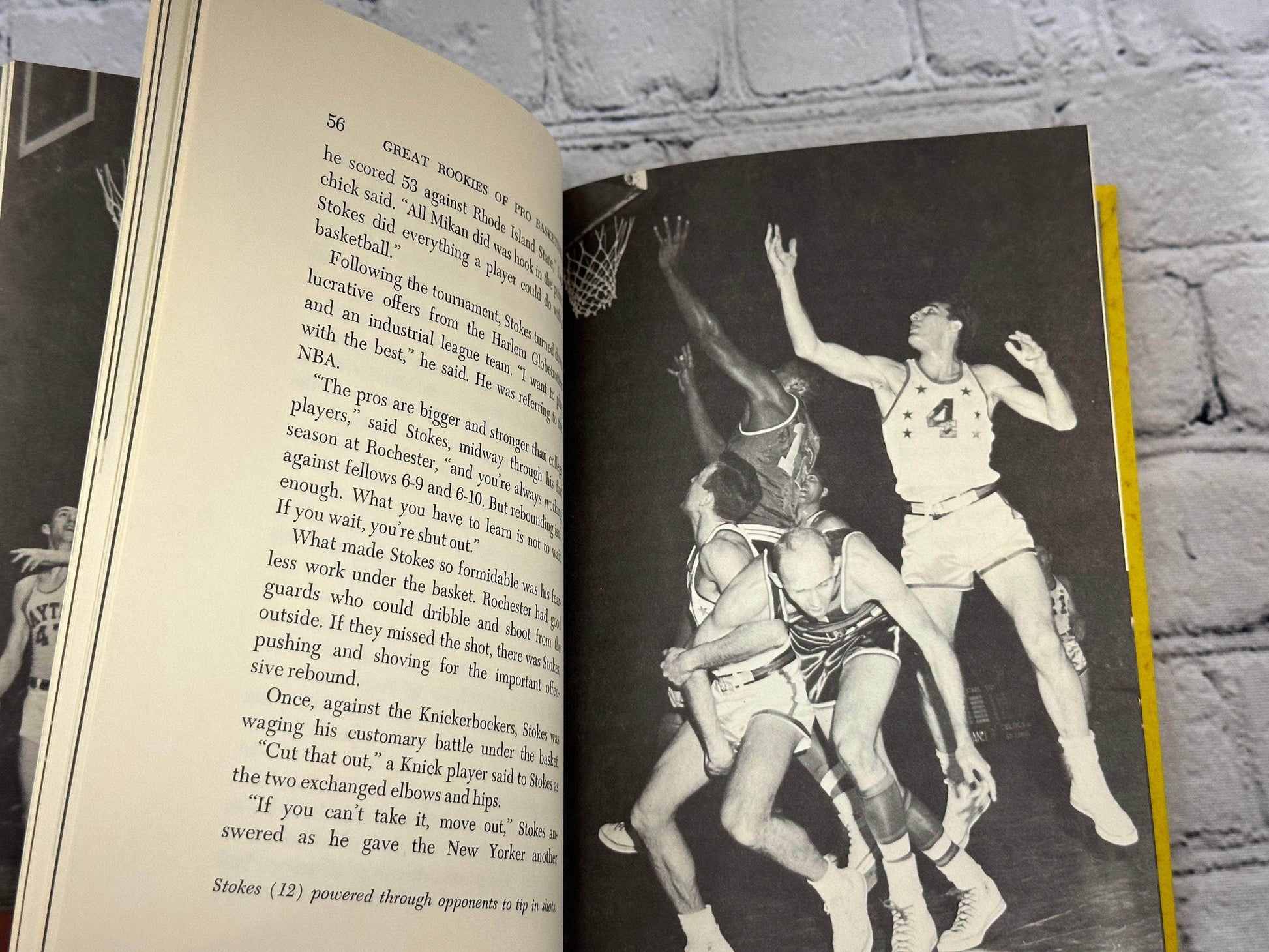 Flipped Pages Great Rookies of Pro Basketball by Zander Hollander [1969]