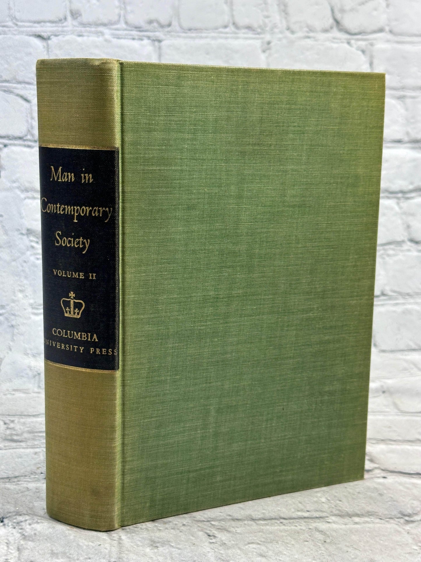 Flipped Pages Man In Contemporary Society Volume I & II [1956 · Third Printing]