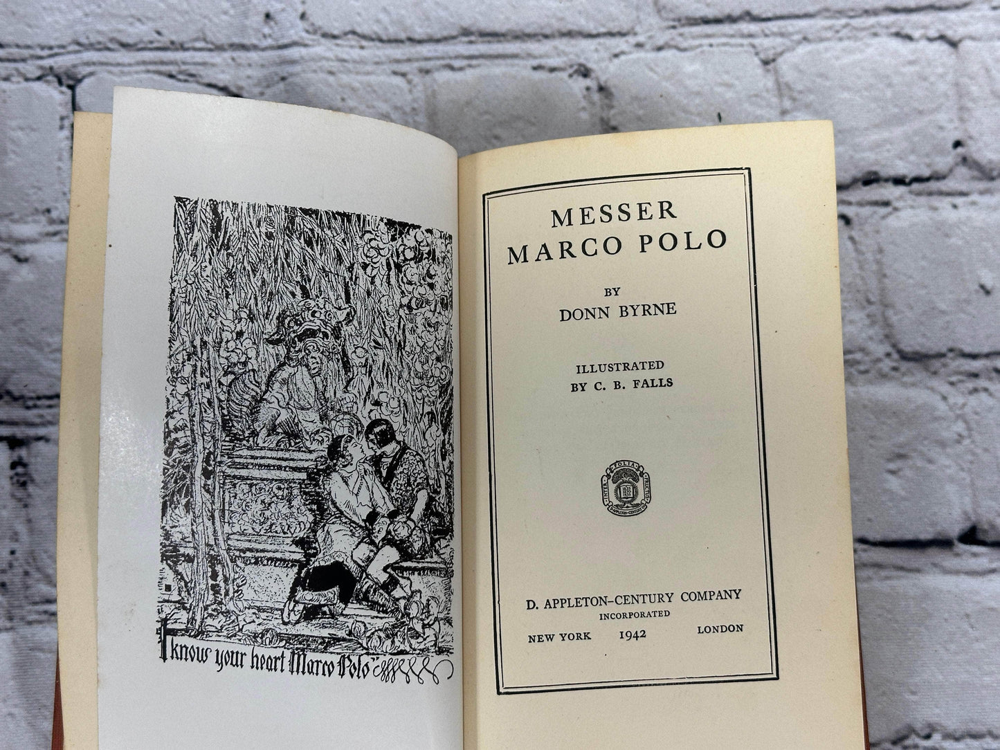 Flipped Pages Messer Marco Polo by Don Byrne [1942]