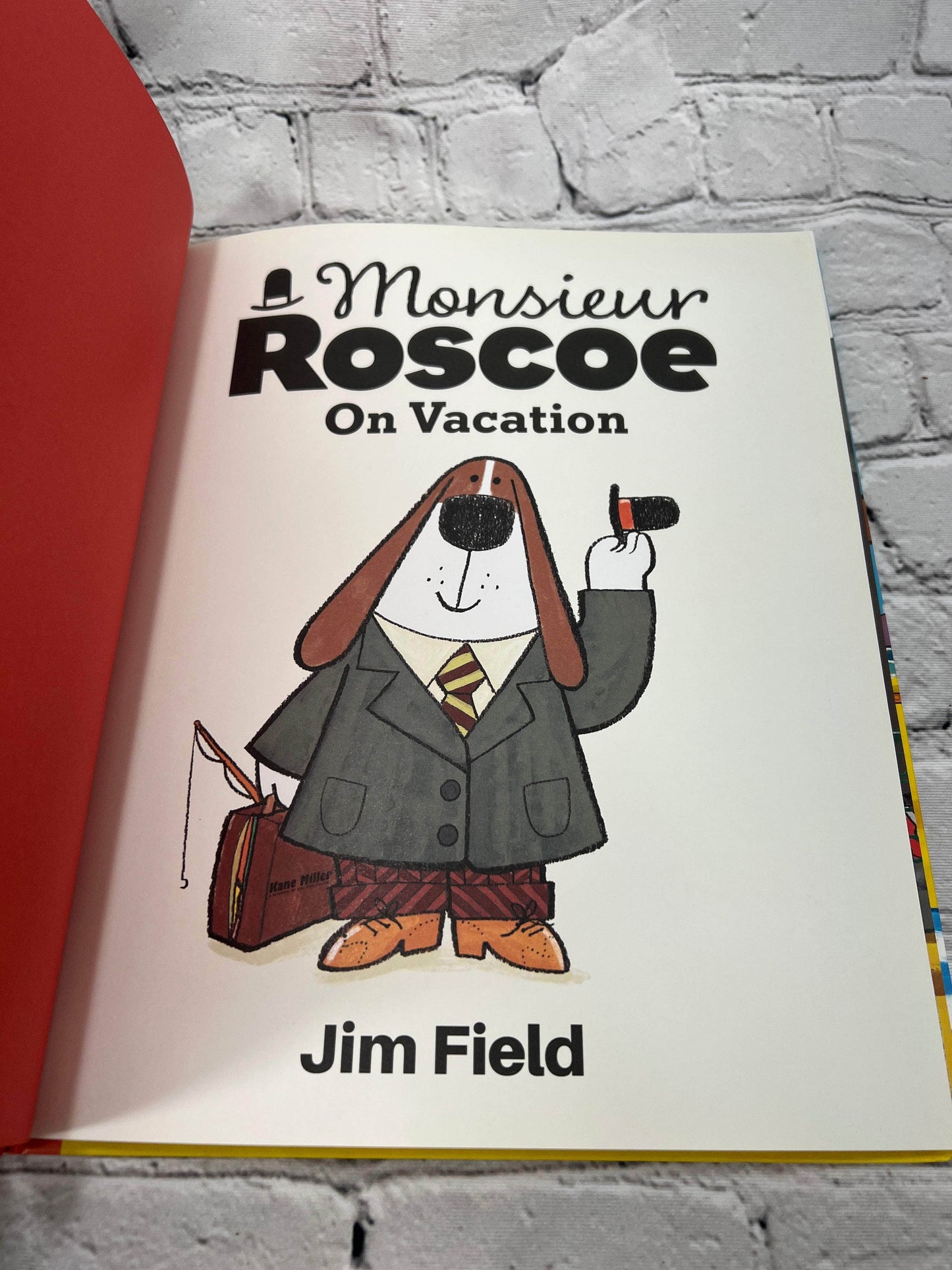 Flipped Pages Monsieur Roscoe on Vacation Learn French With Me! by Jim Field [2020]