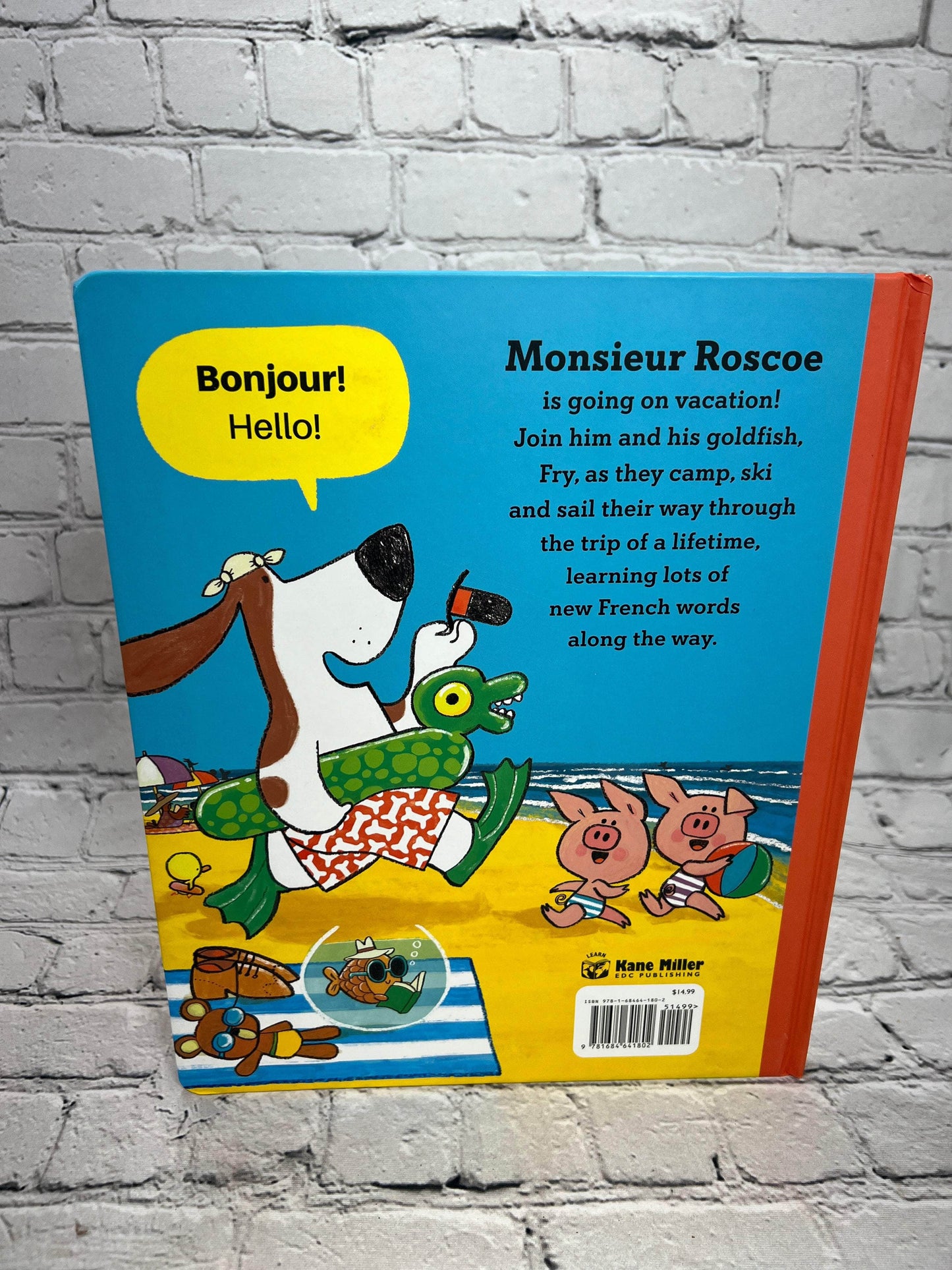 Flipped Pages Monsieur Roscoe on Vacation Learn French With Me! by Jim Field [2020]