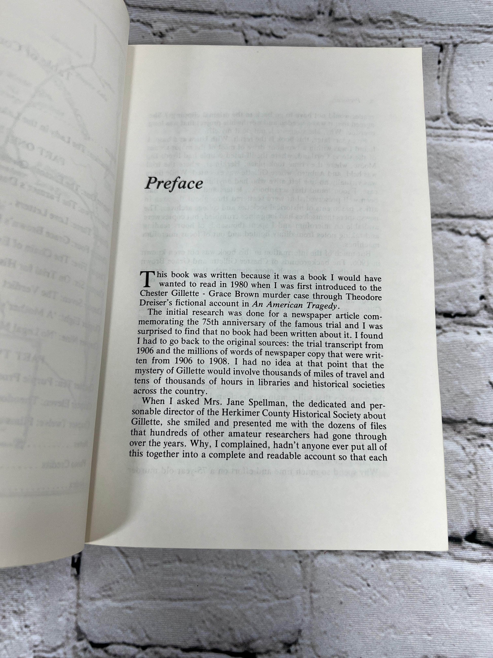 Flipped Pages Murder in the Adirondacks: An American Tragedy Revisited by Craig Brandon [1993]